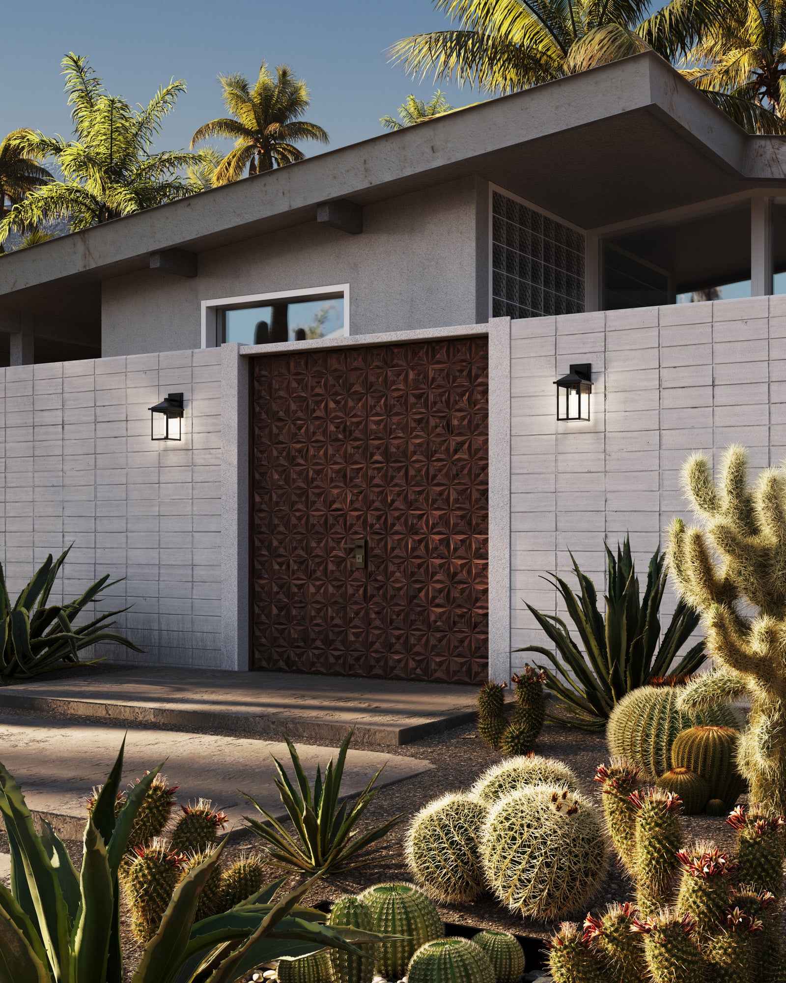 Larchmont 6-in Steel Outdoor Wall Sconce