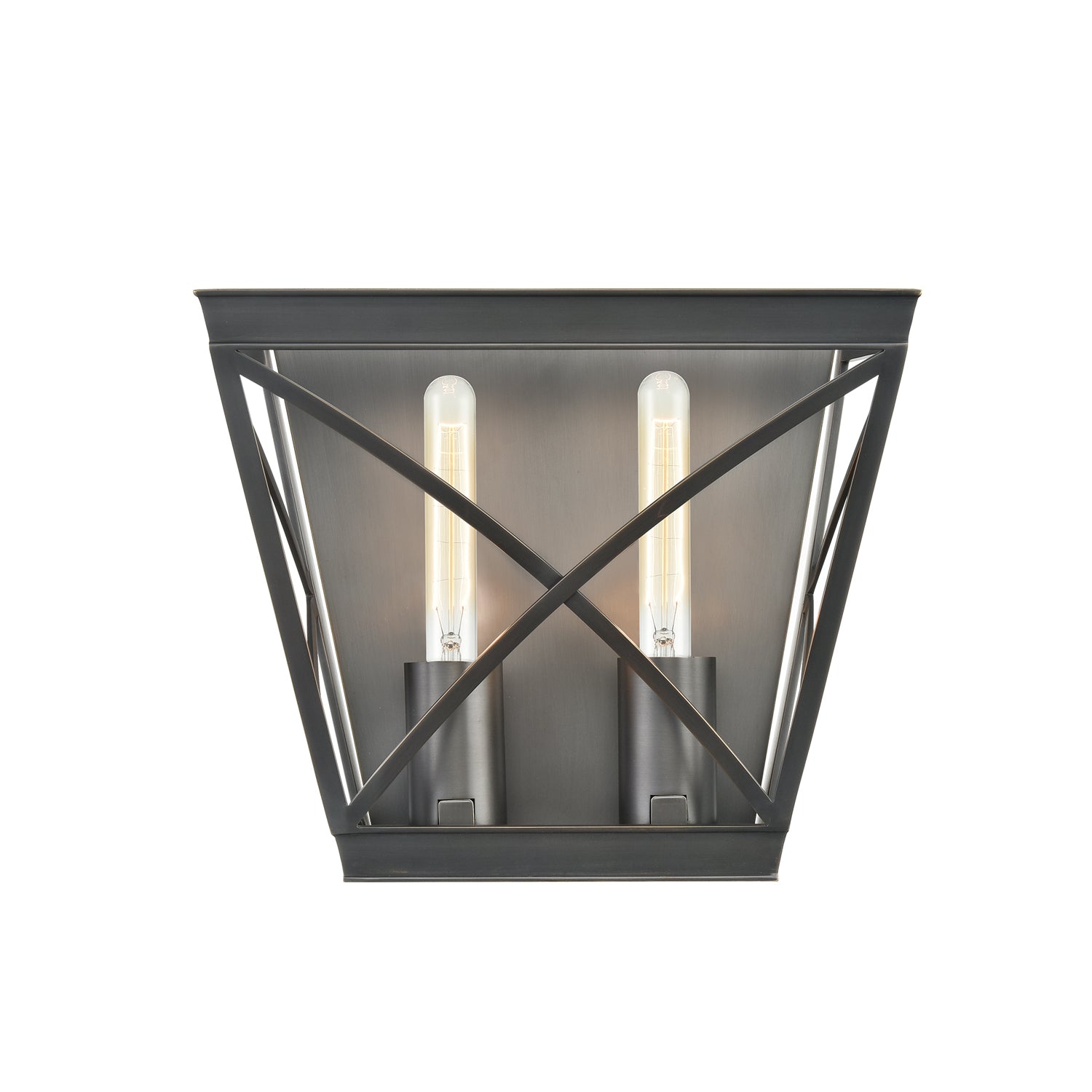 Lattice 11-in Steel Vanity Light