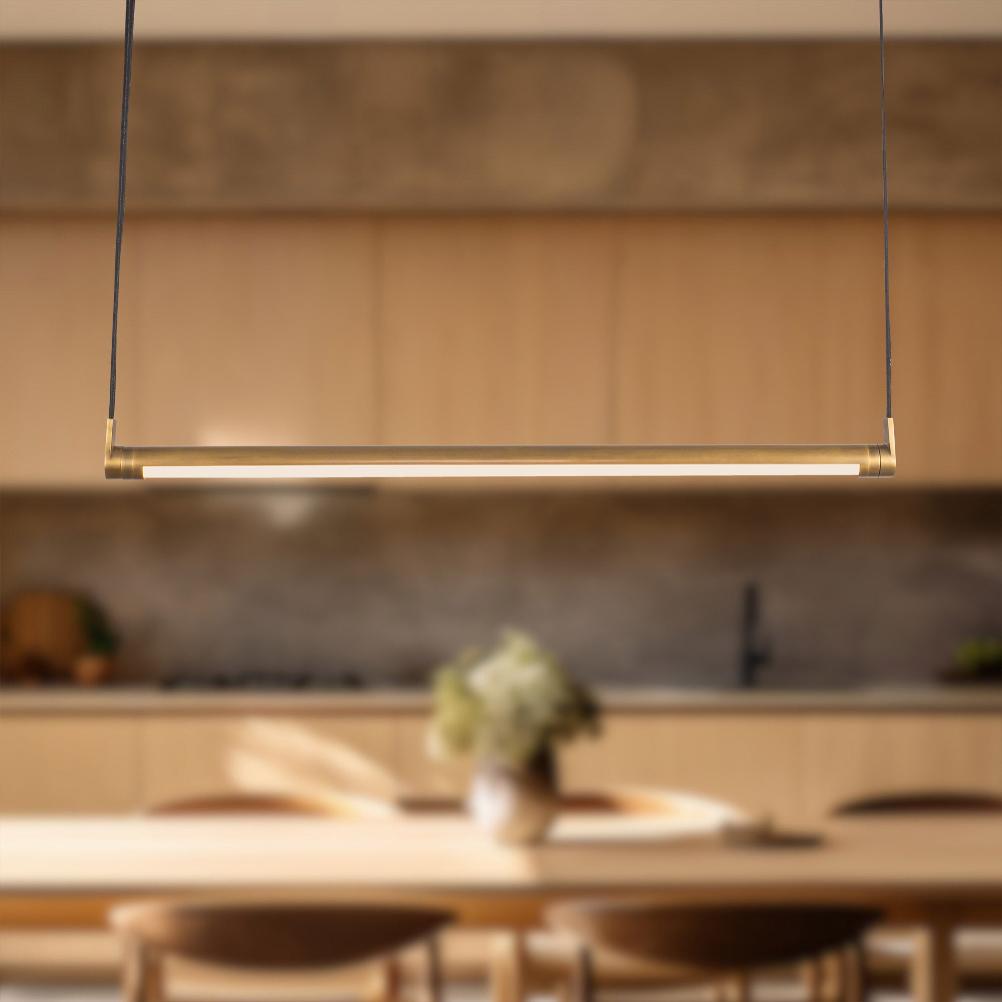 Laurence 41-in Steel Linear Pendant