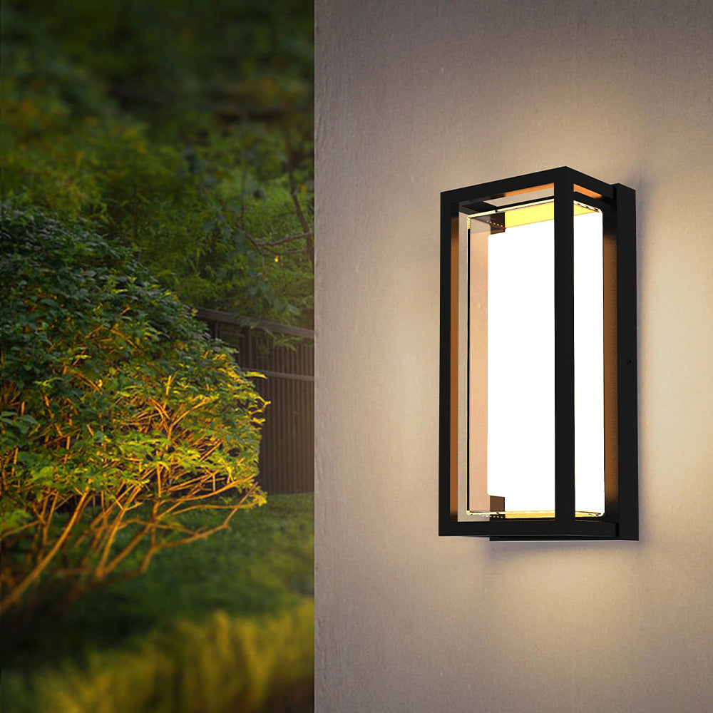 Smart LED Outdoor Wall Light 22W RGB + CCT WiFi App Control