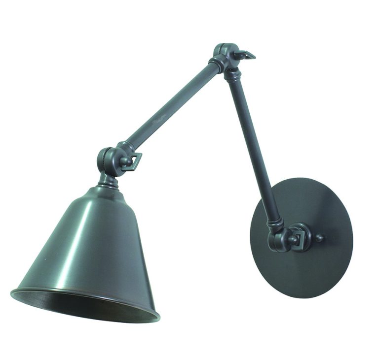 5-inch Library Light Oil Rubbed Bronze Direct Wire Wall Swing Lamp