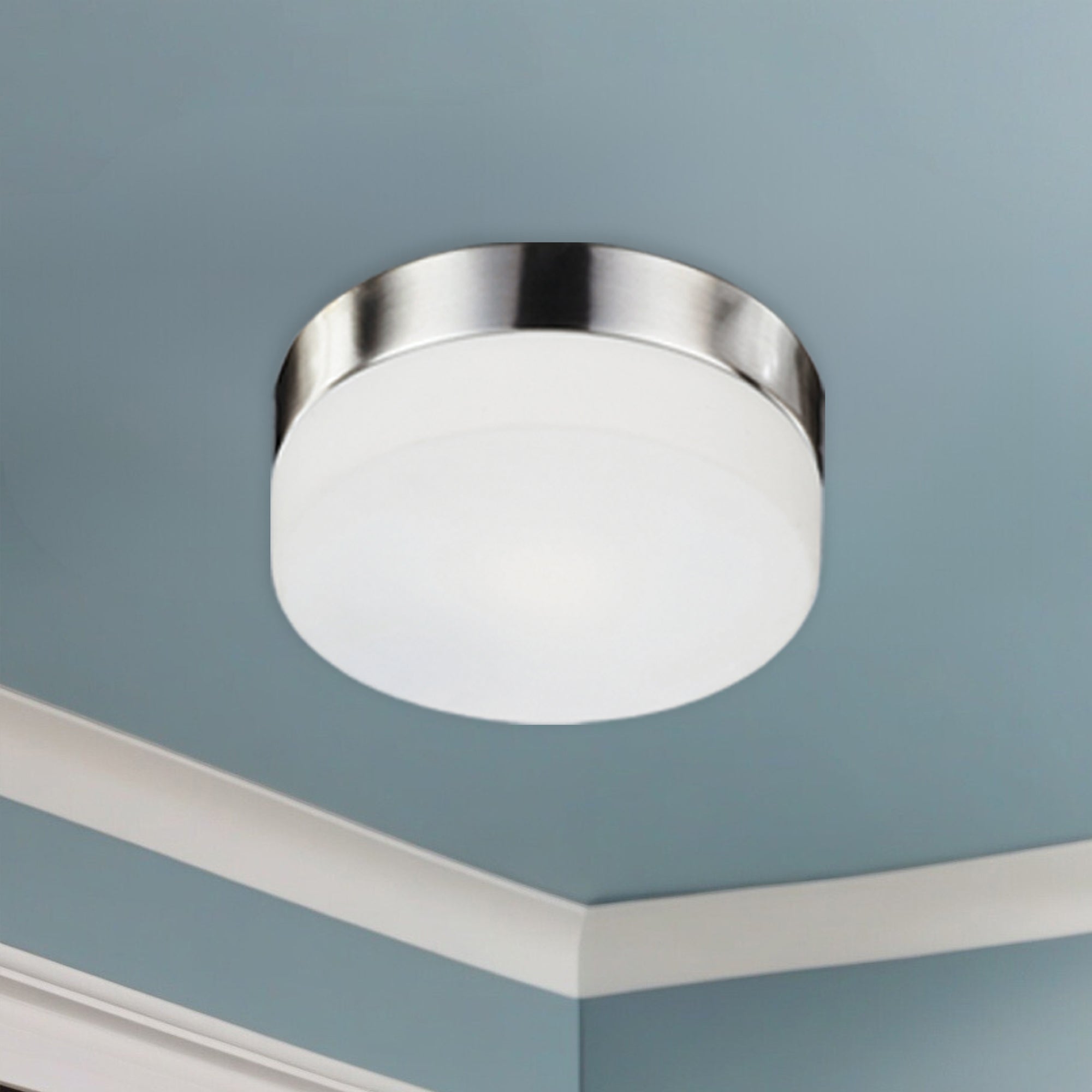Lomita 12-in Steel Flush Mount