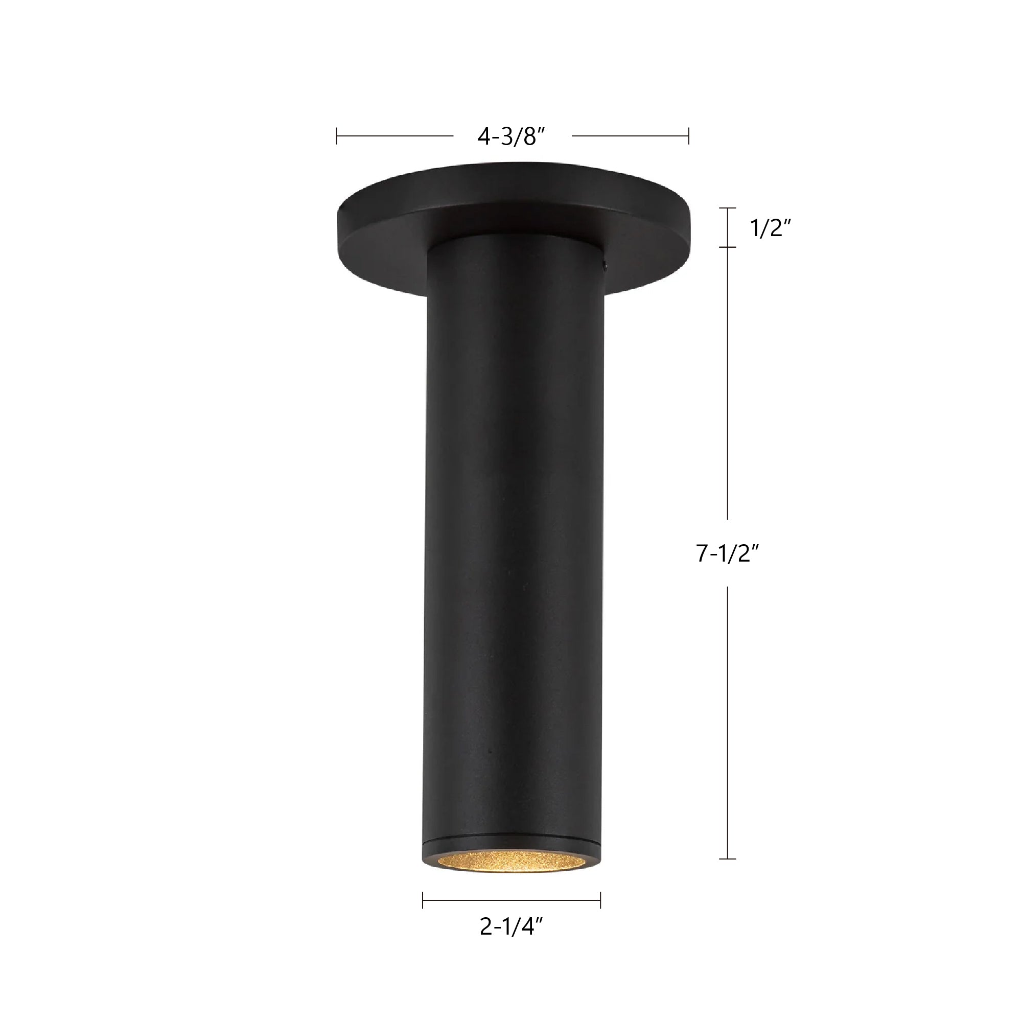 Lorna 8-in (2-in Dia.) Aluminum Flush Mount