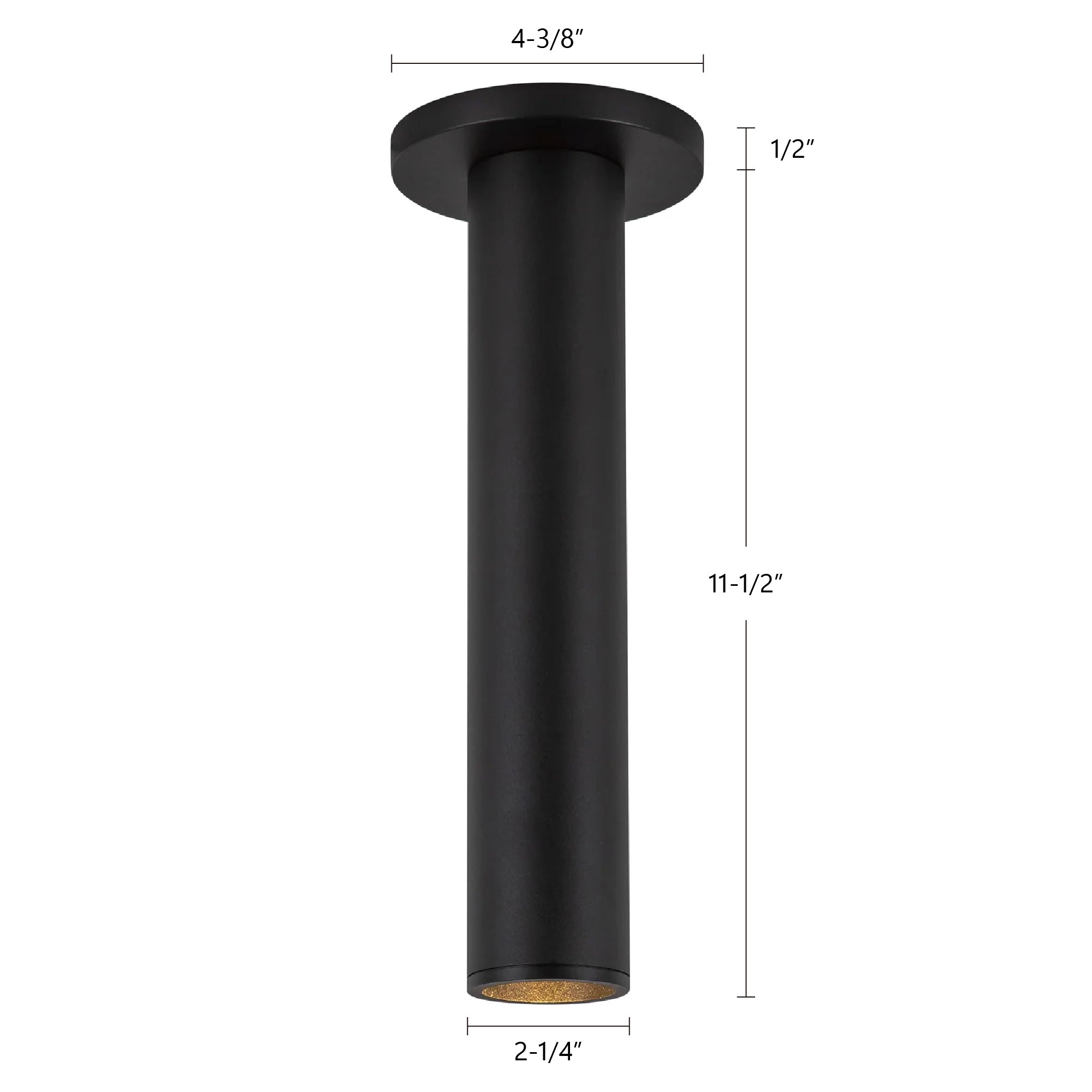 Lorna 12-in (2-in Dia.) Aluminum Flush Mount