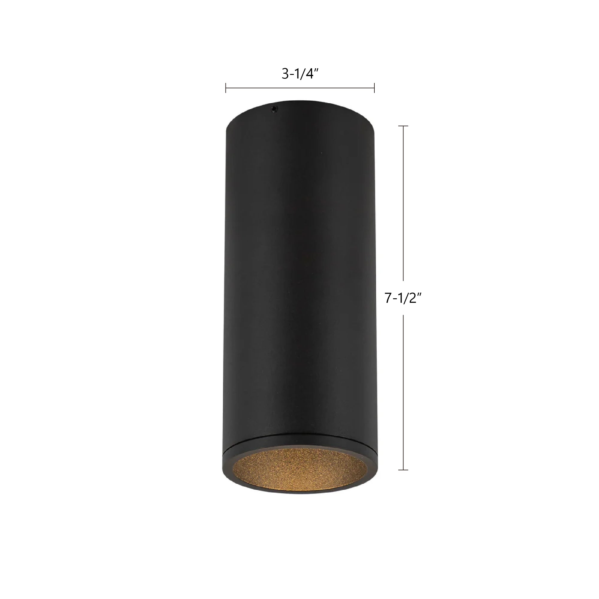 Lorna 7-in (3-in Dia.) Aluminum Flush Mount