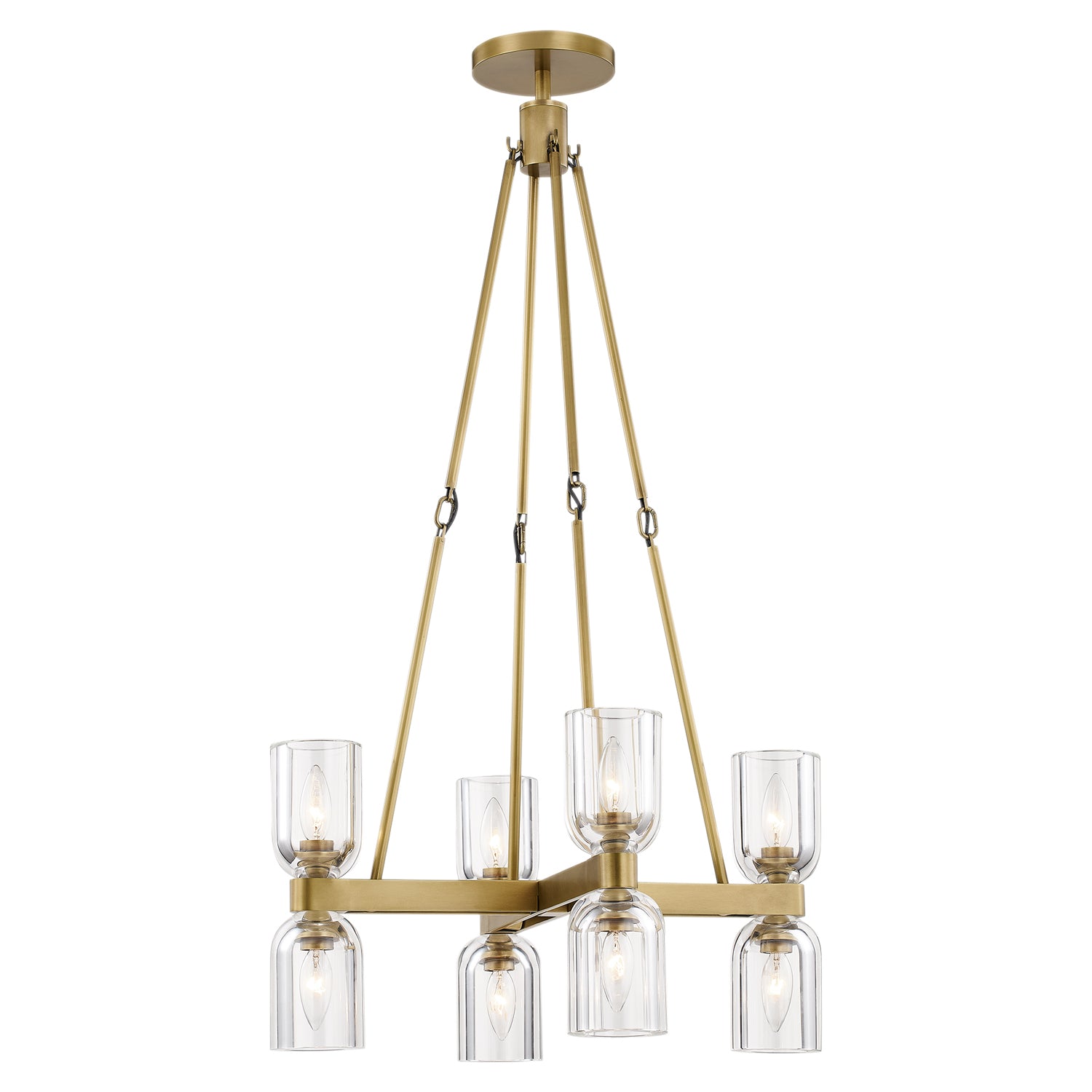 Lucian 22-in Steel Chandelier