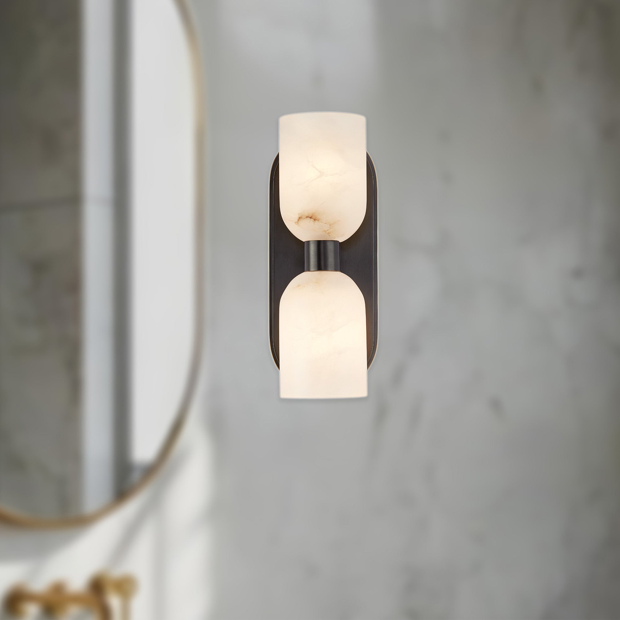Lucian 11-in Steel Vanity Light