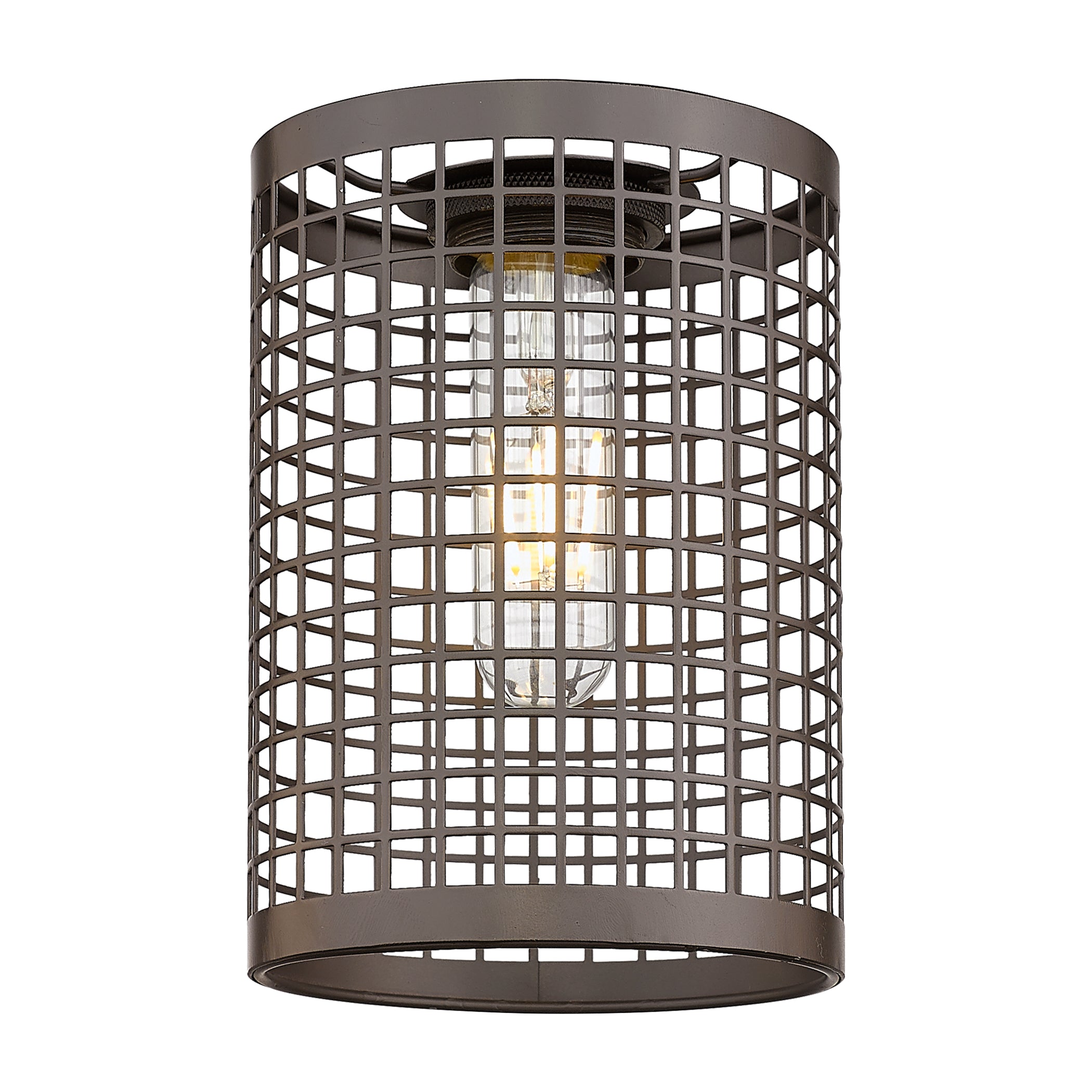 Downtown Urban Metal Shade Antique Brass Steel
