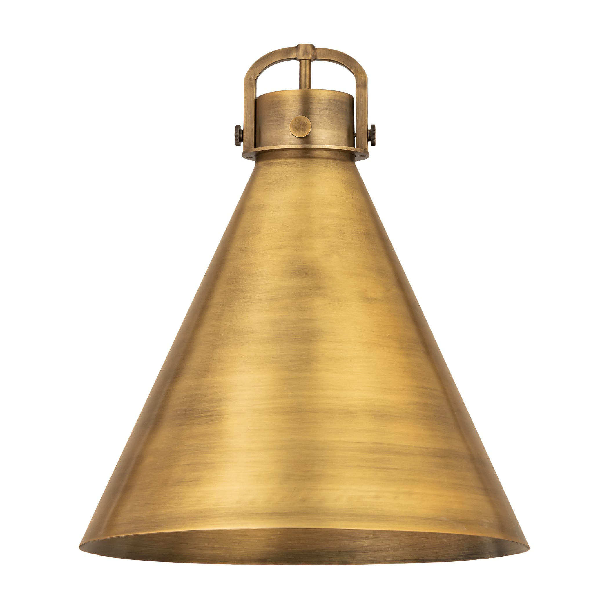 Downtown Urban Metal Shade Brushed Brass