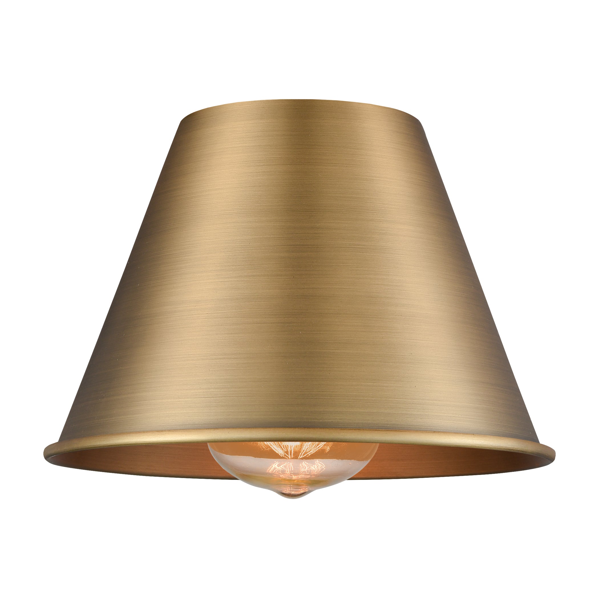 Ballston Metal Shade Antique Brass Finish