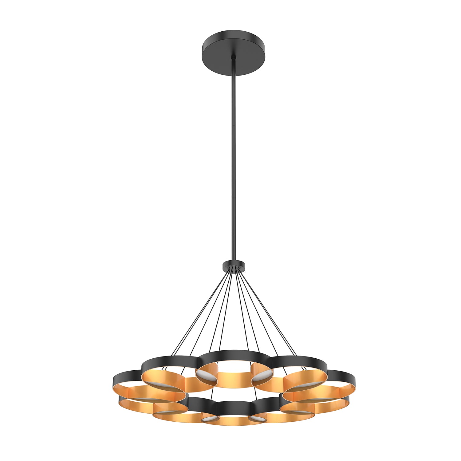 Maestro 33-in Steel Chandelier