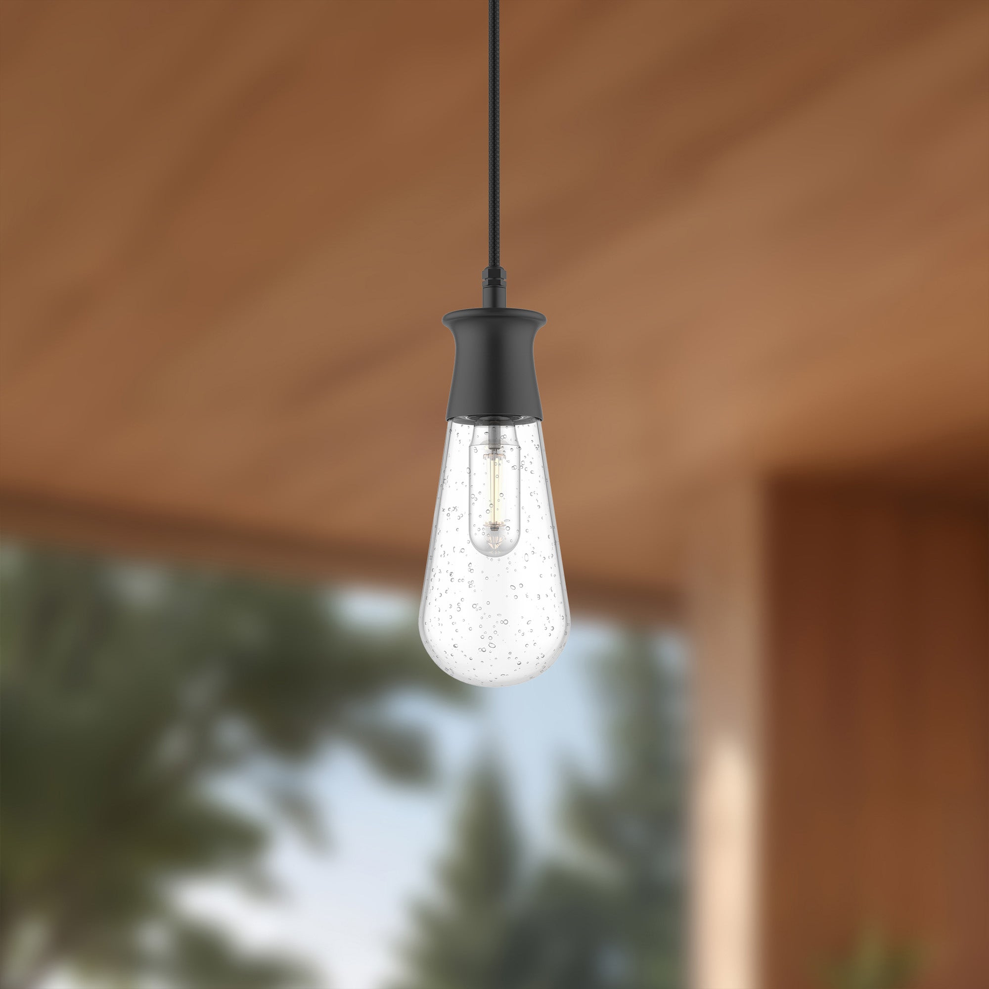 Marcel 4-in Steel Outdoor Pendant