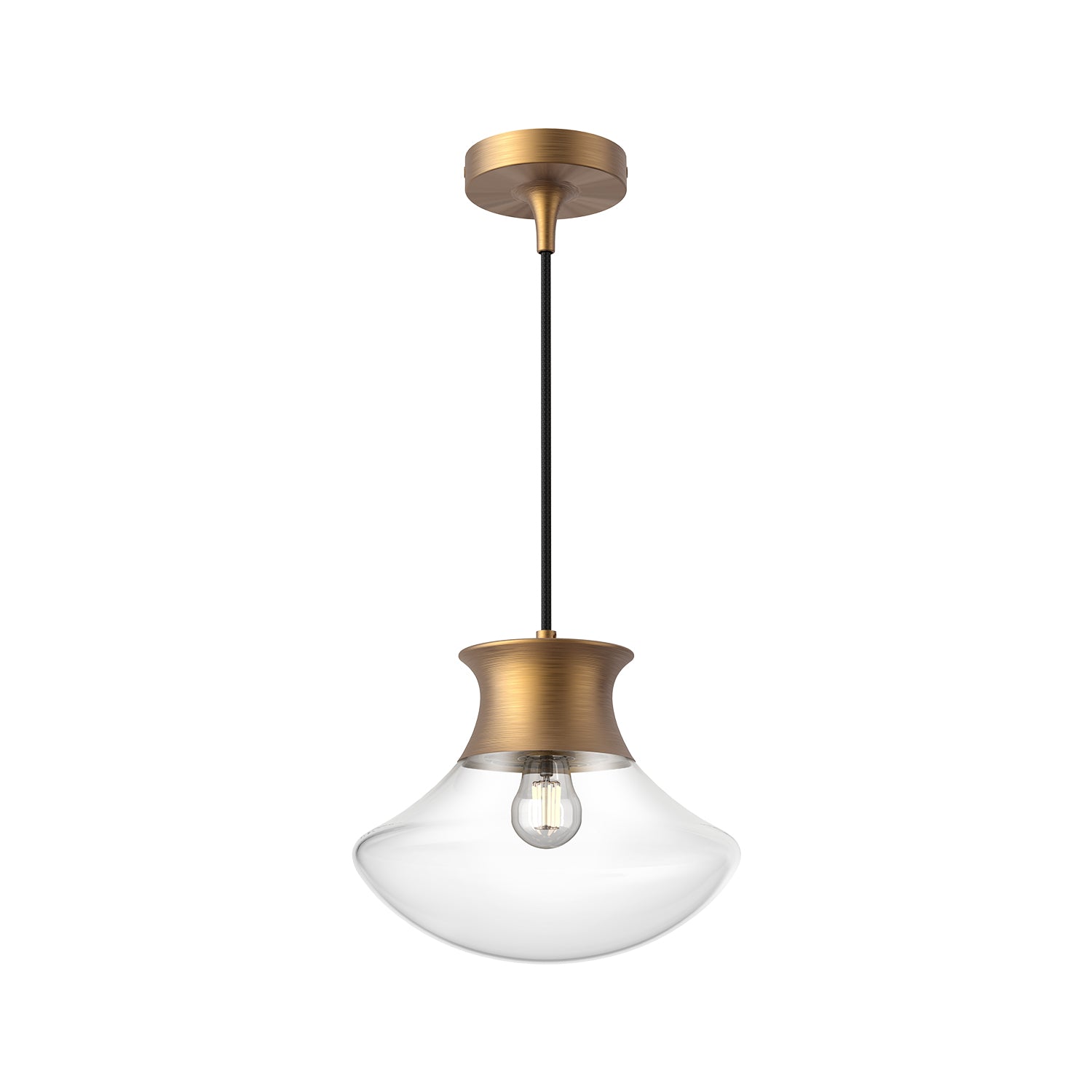 Marcel 11-in Steel Pendant