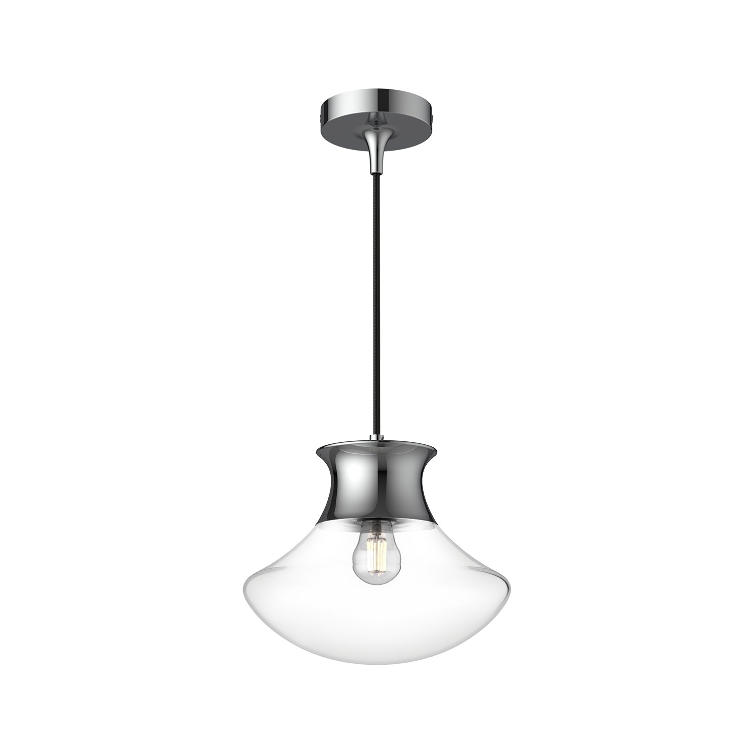Marcel 11-in Steel Pendant