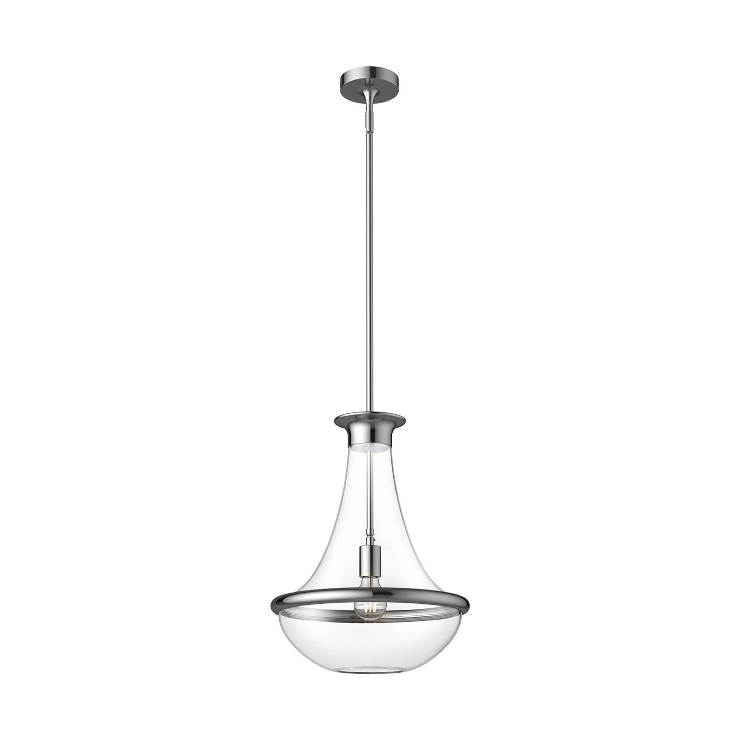 Marcel 10-in Steel Pendant