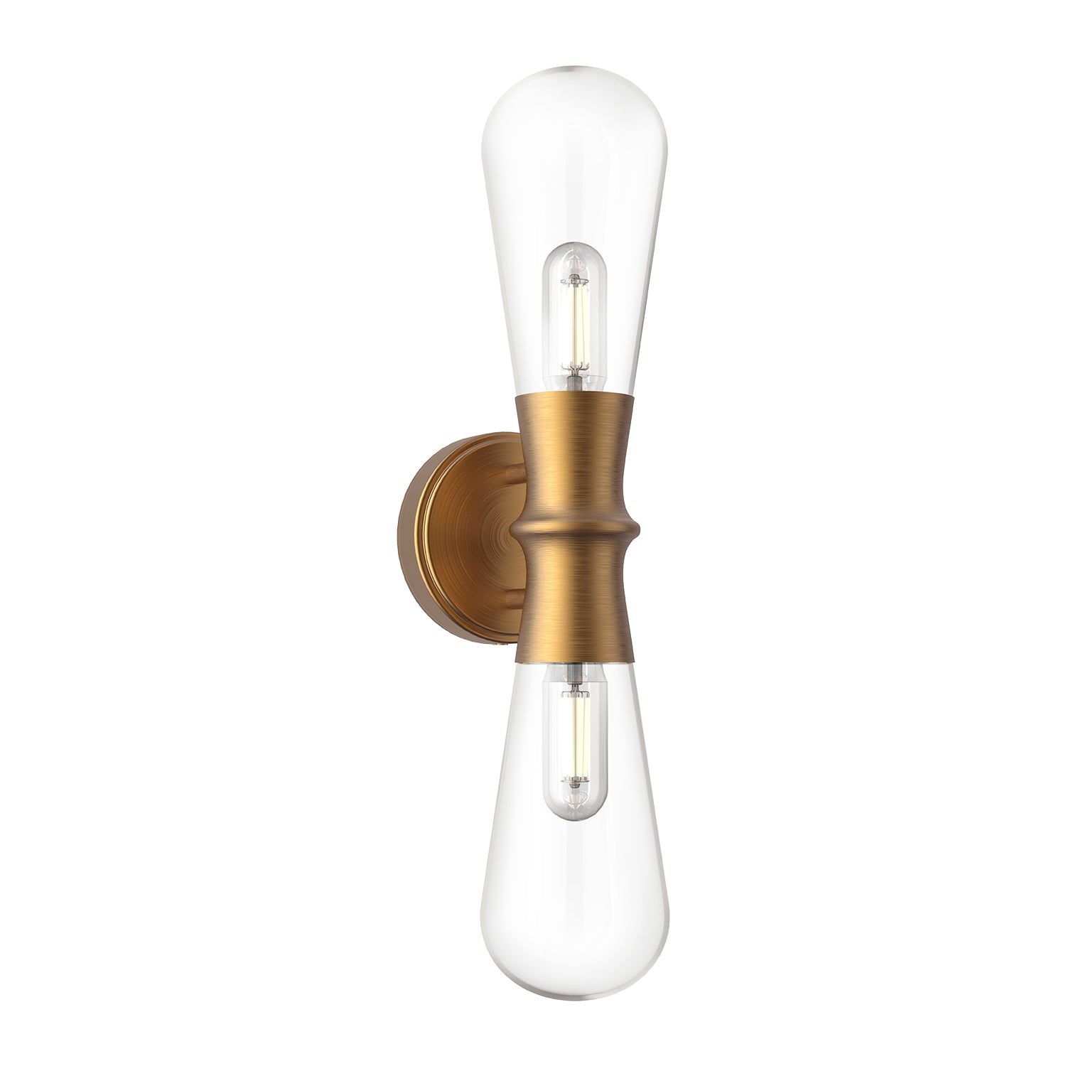 Marcel 5-in 2 Lights Steel Vanity Light