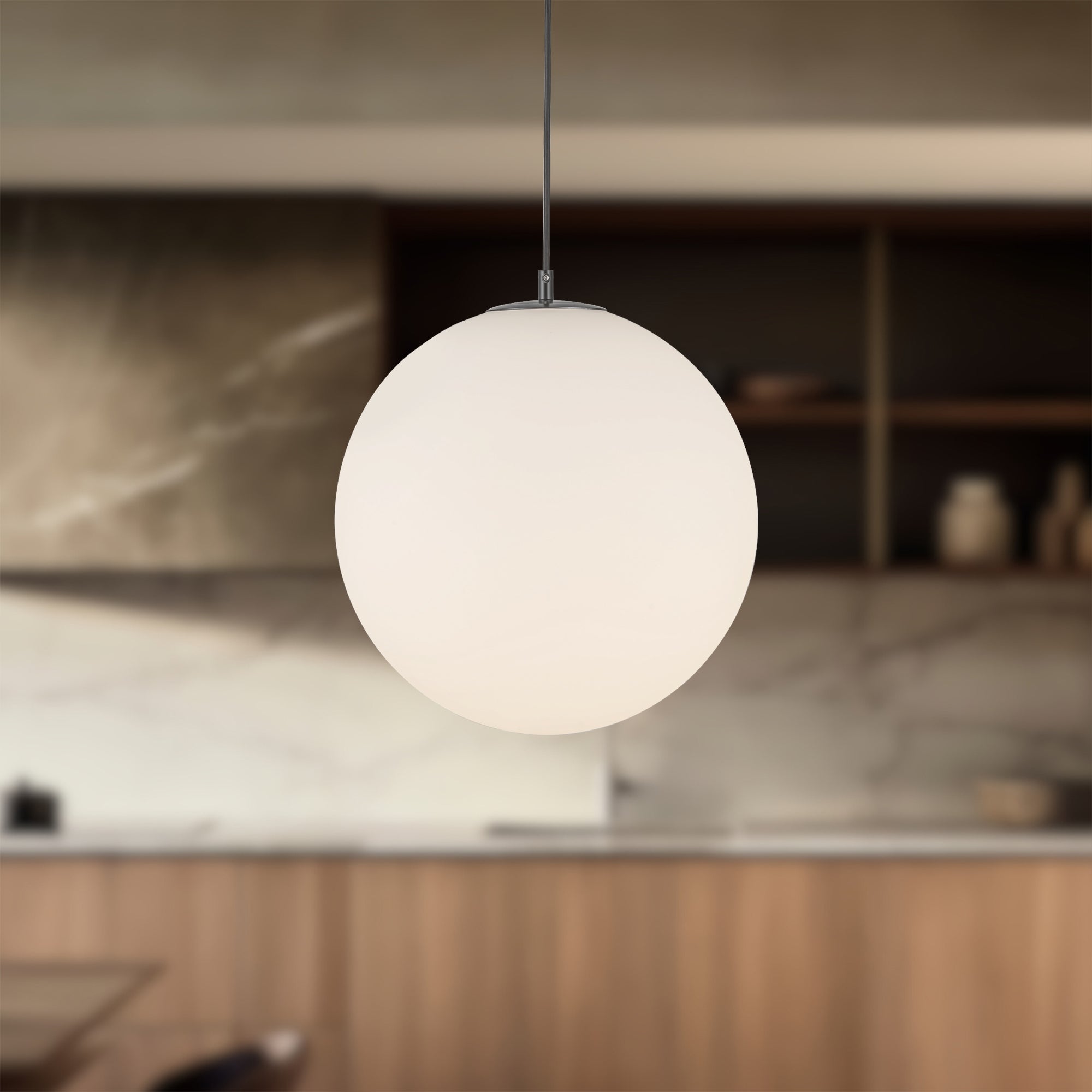 Marco 16-in (196-in Wire) Steel Pendant