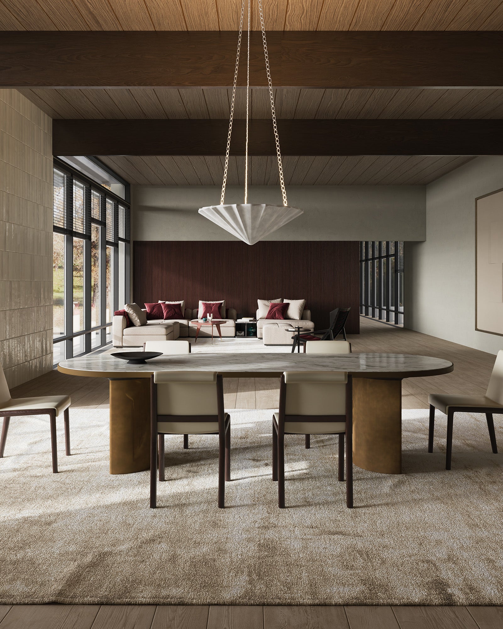 Martine 30-in Polymeric Resin Chandelier