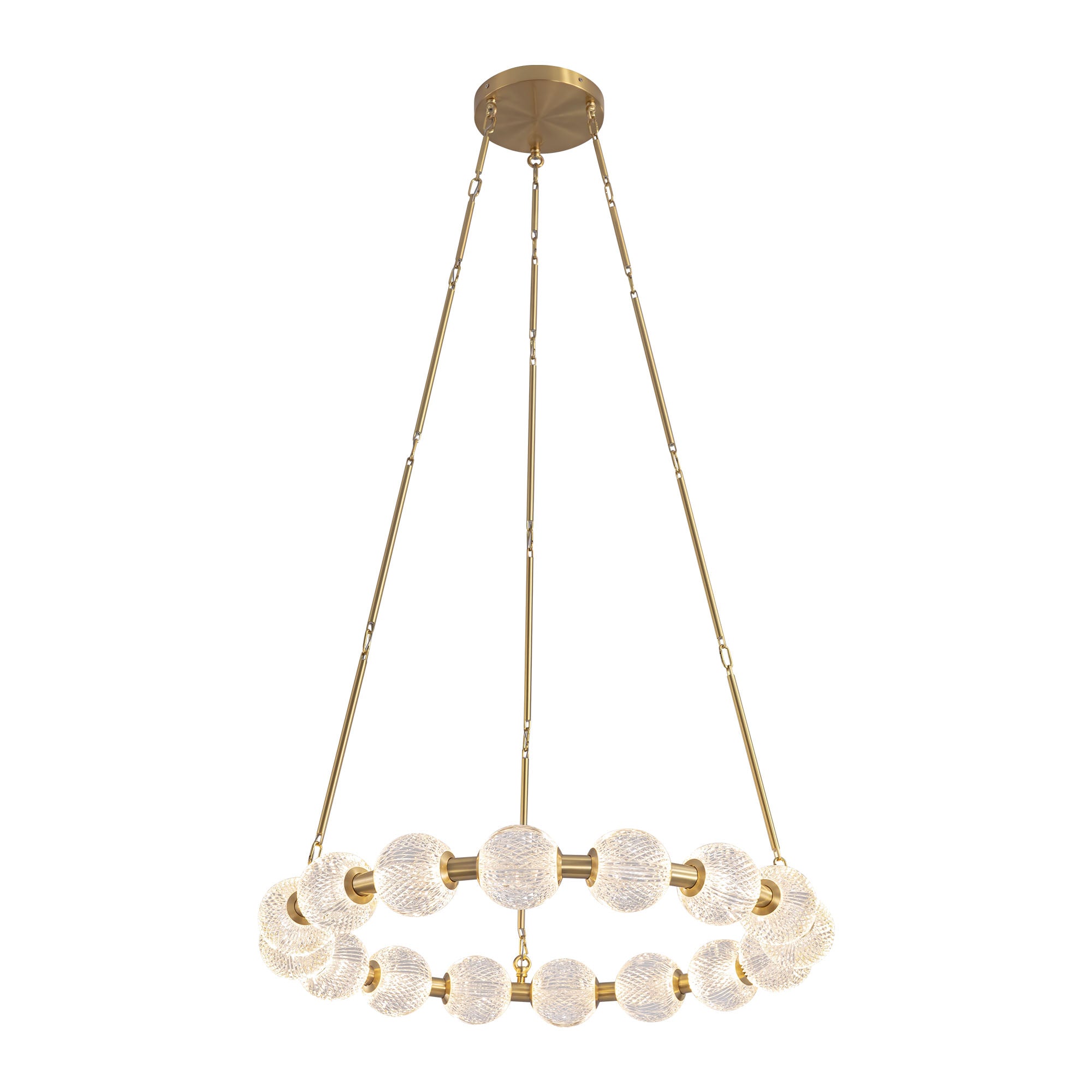 Marni 32-in Aluminum Chandelier