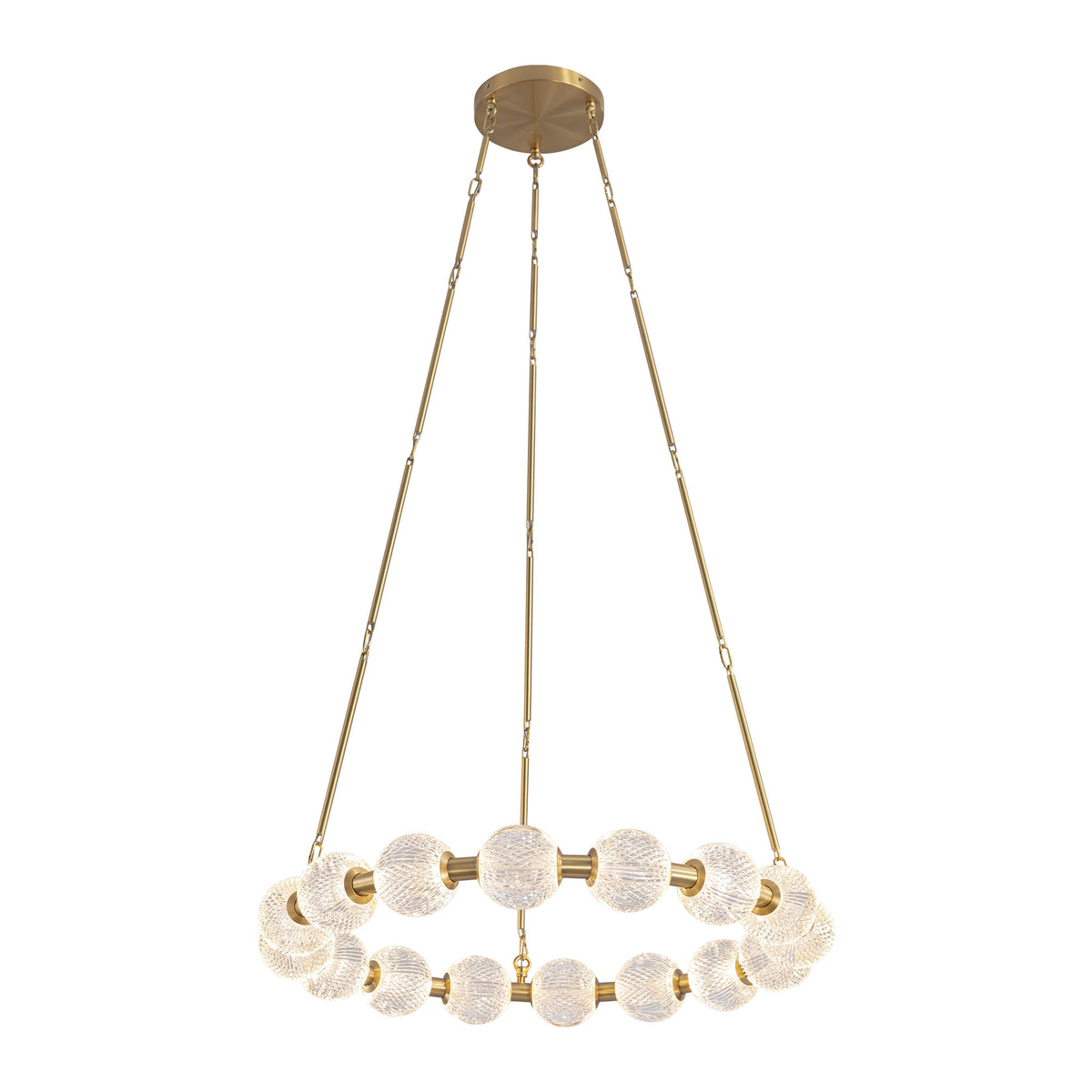 Marni 32-in Aluminum Chandelier
