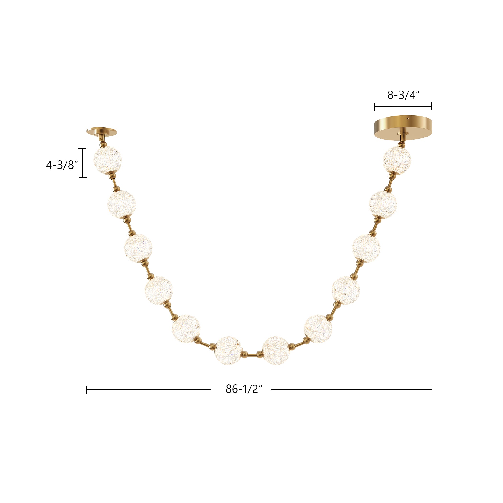 Marni 7-ft Aluminum Pendant