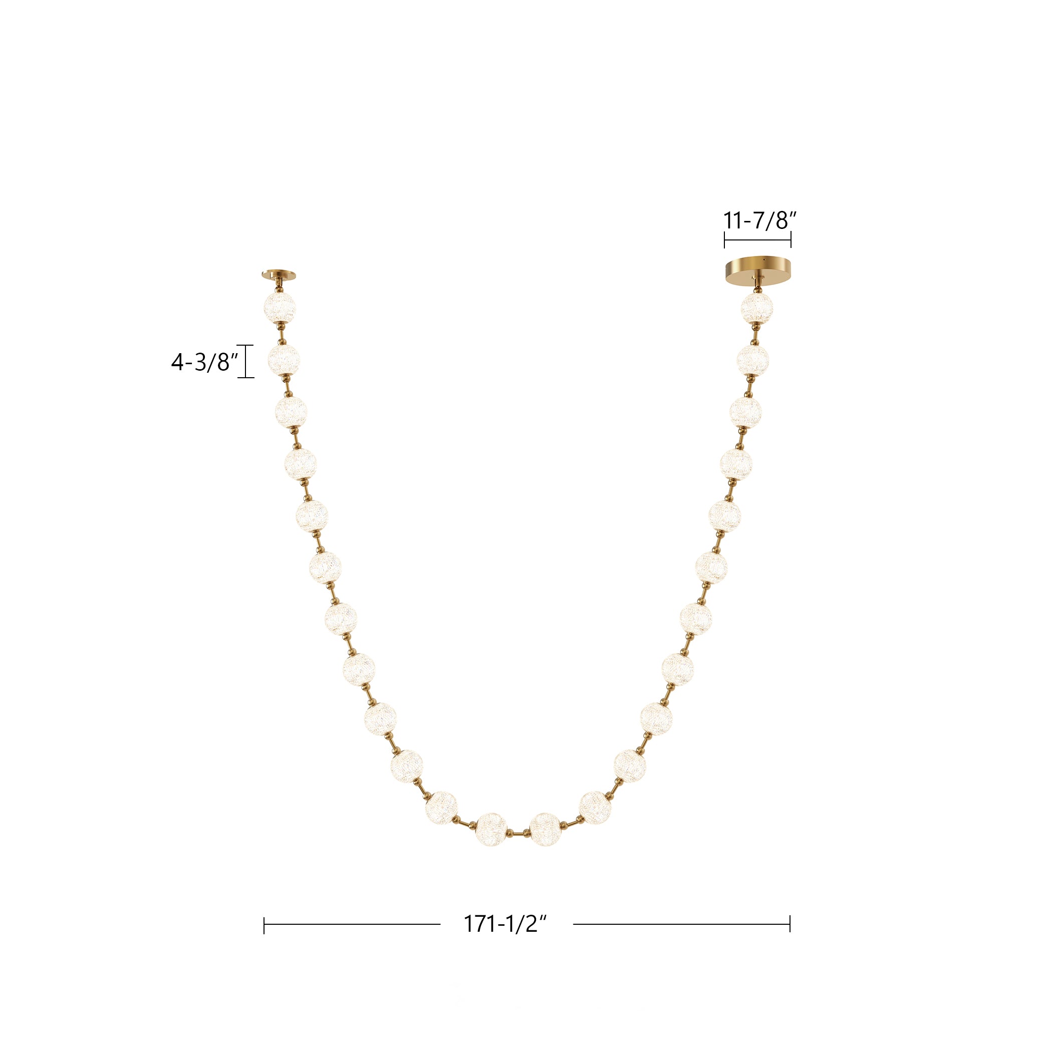 Marni 14-ft Aluminum Pendant