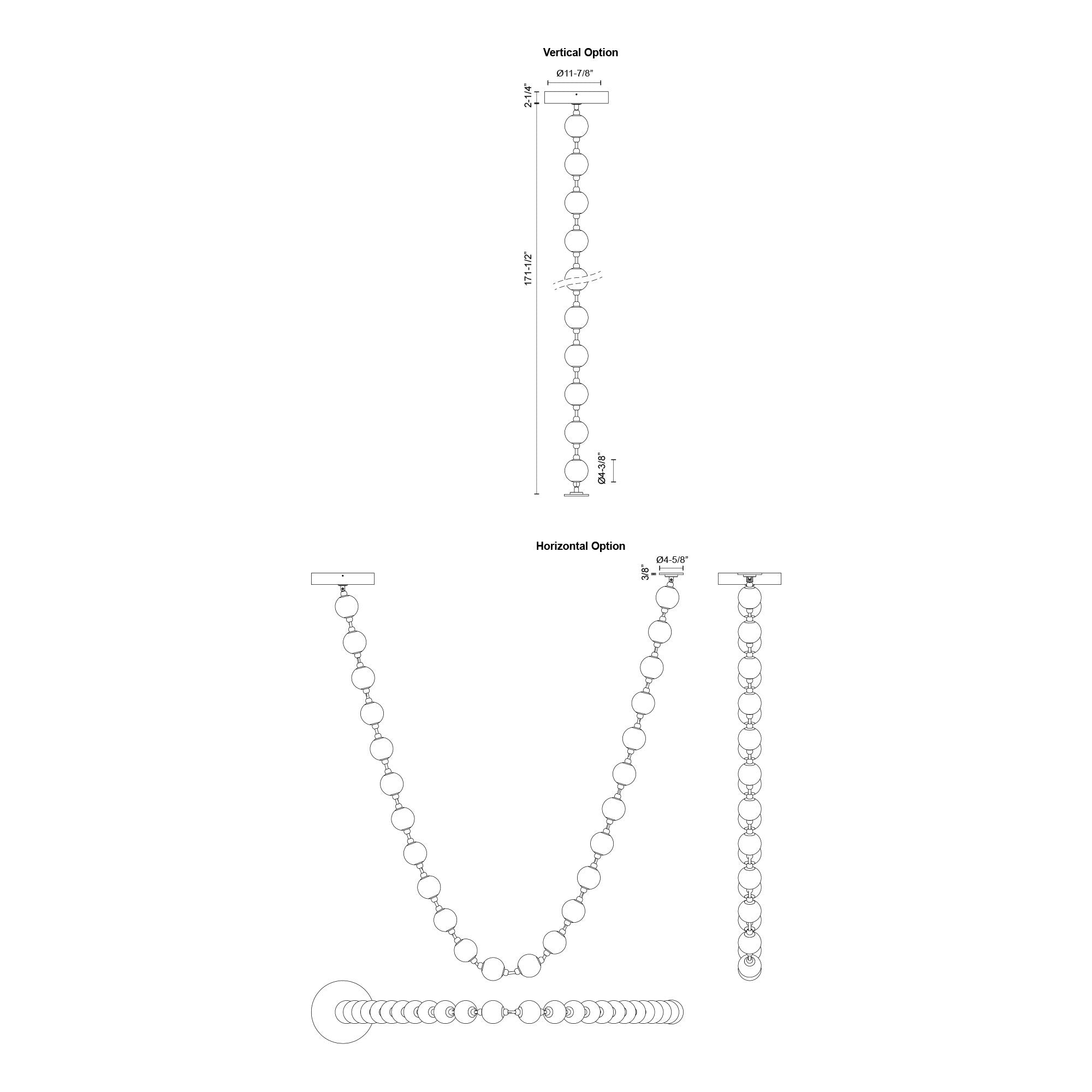 Marni 14-ft Aluminum Pendant