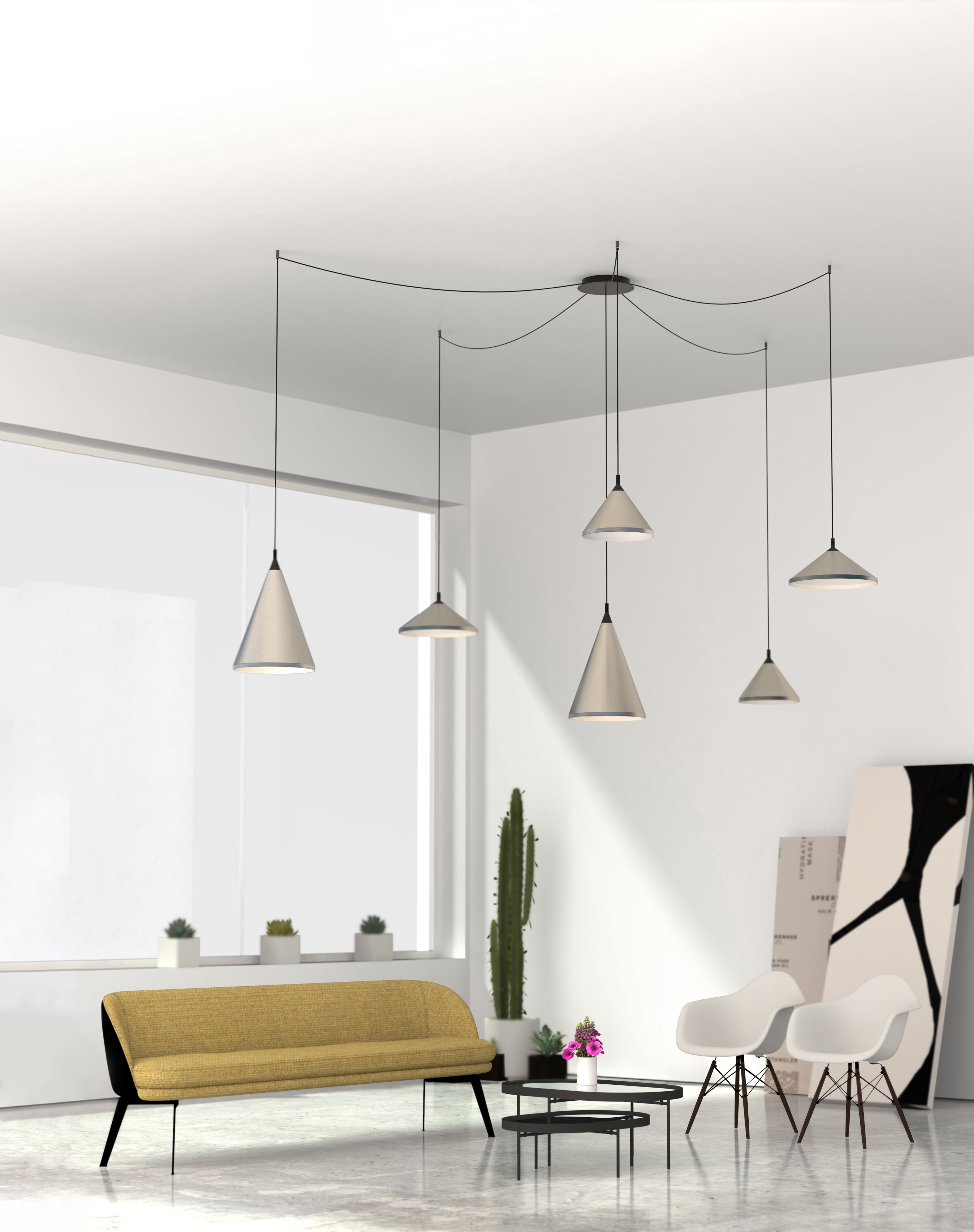 Marquee 120-in Aluminum Multi Pendant Canopy System
