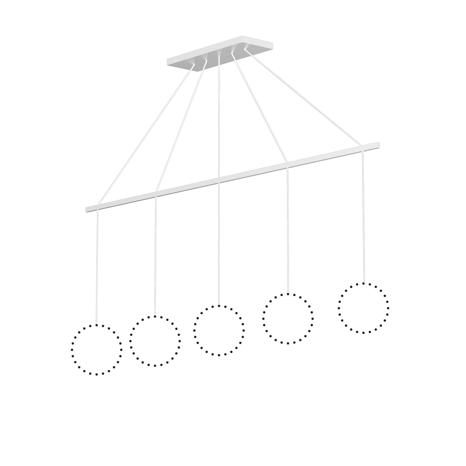 Marquee 86-in Aluminum Linear Pendant Canopy System
