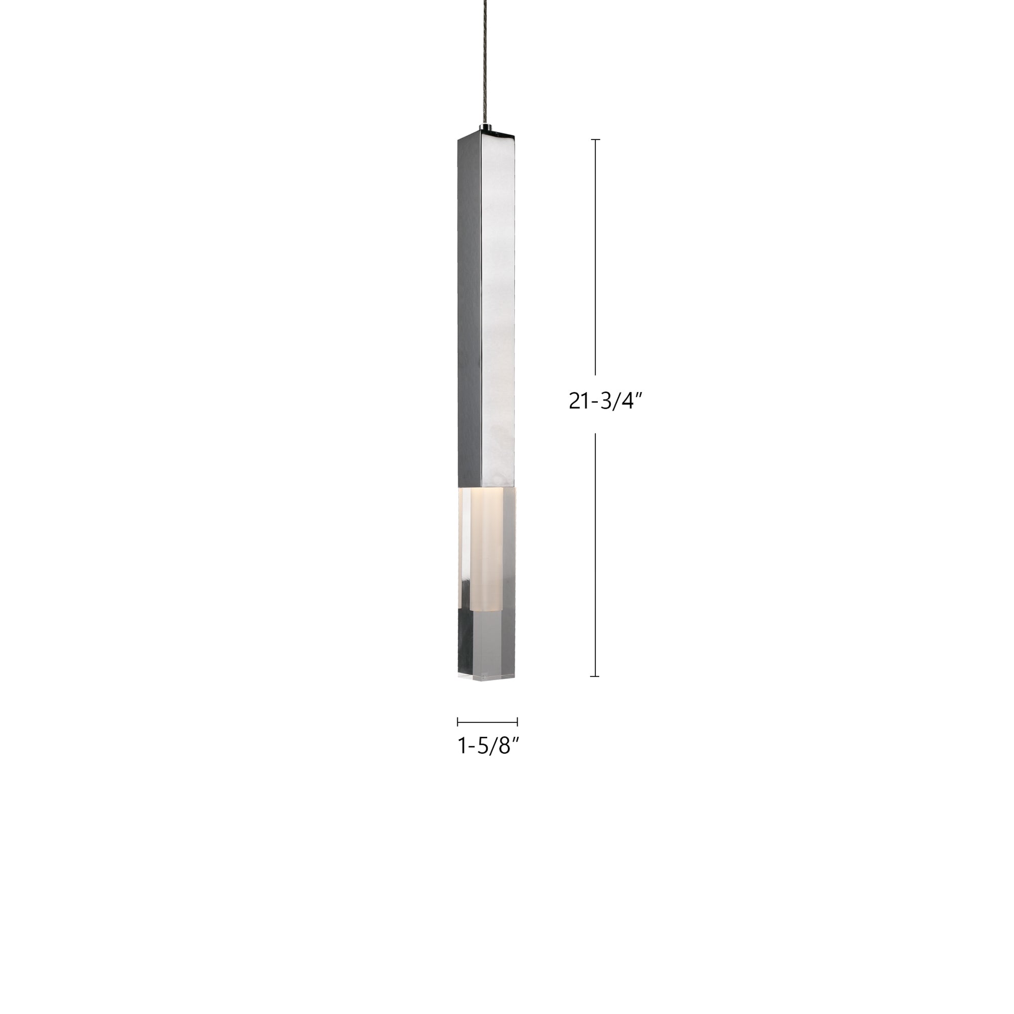 Martelo 5-in Steel Pendant