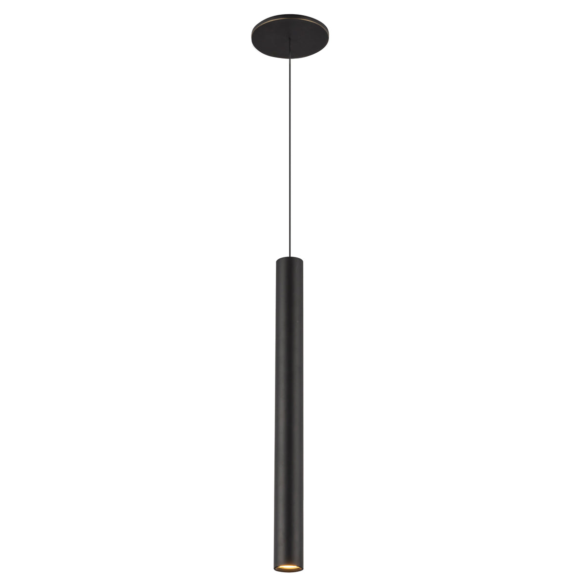 Mason 20-in Baffled Aluminum Cylinder Pendant