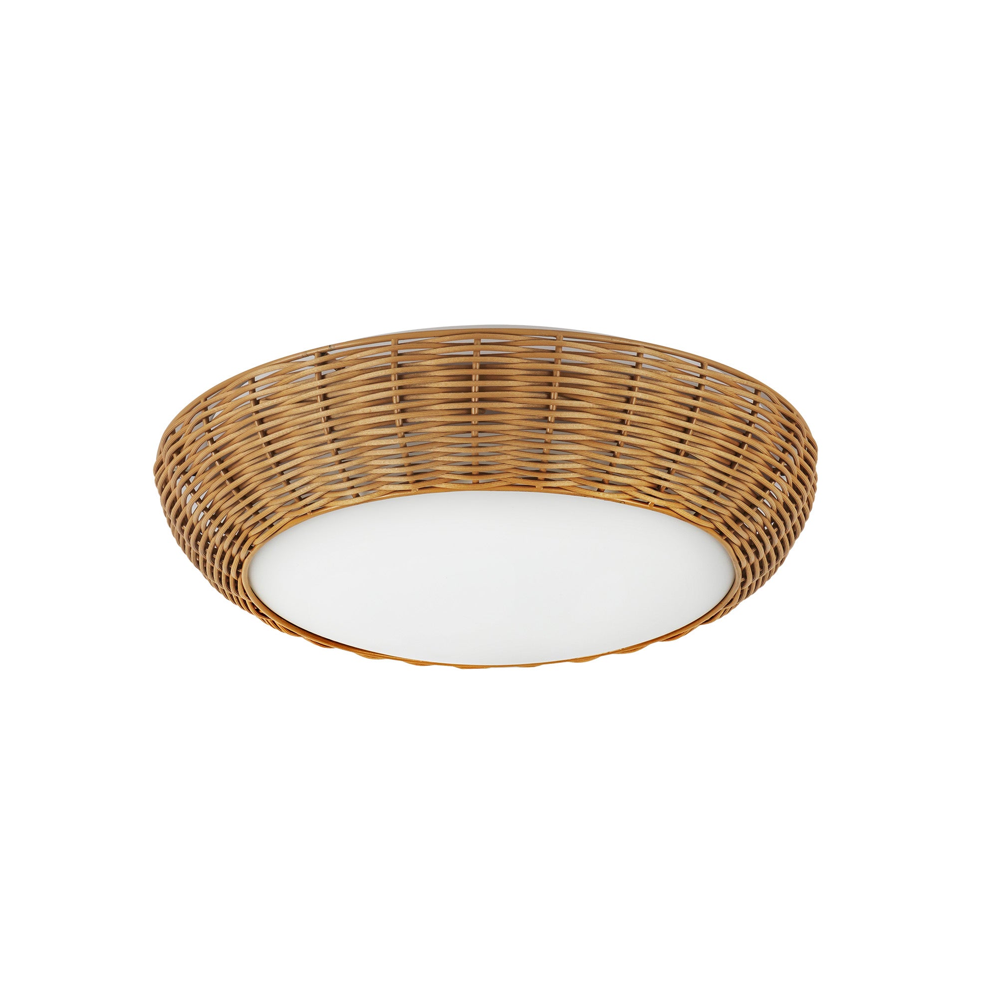 Merida 14-in Steel Flush Mount