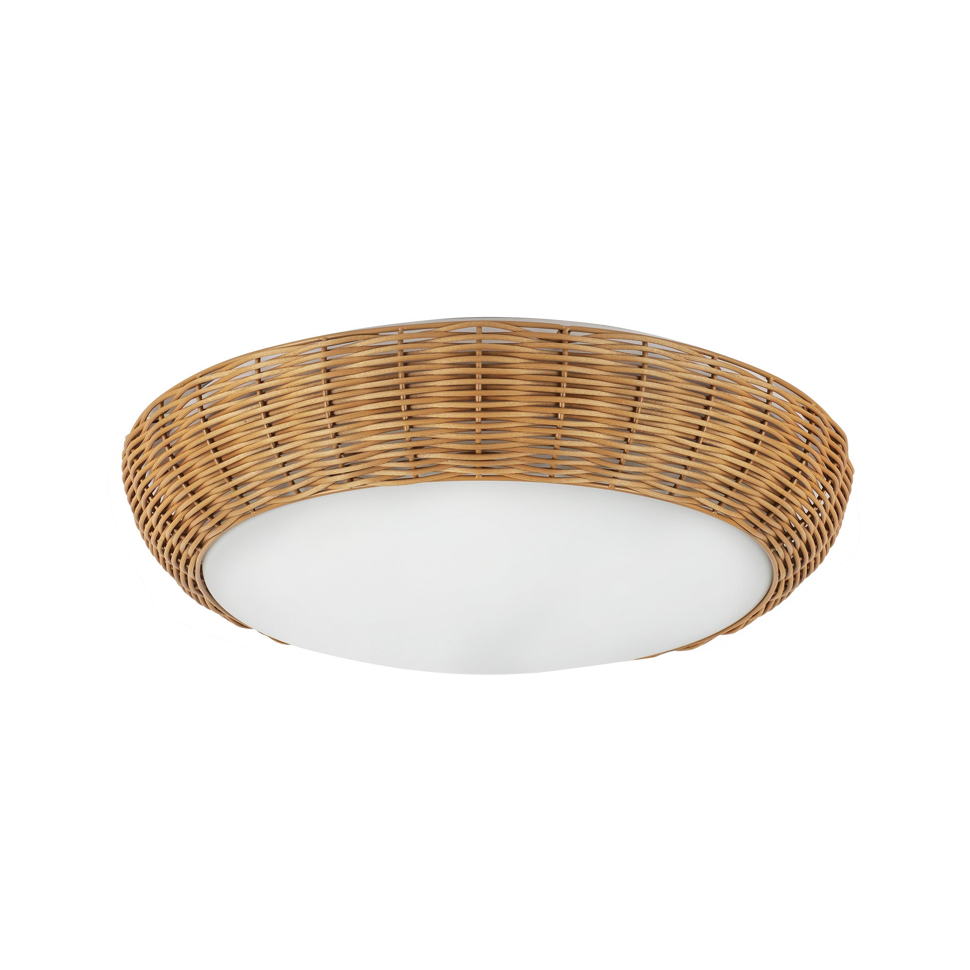 Merida 17-in Steel Flush Mount