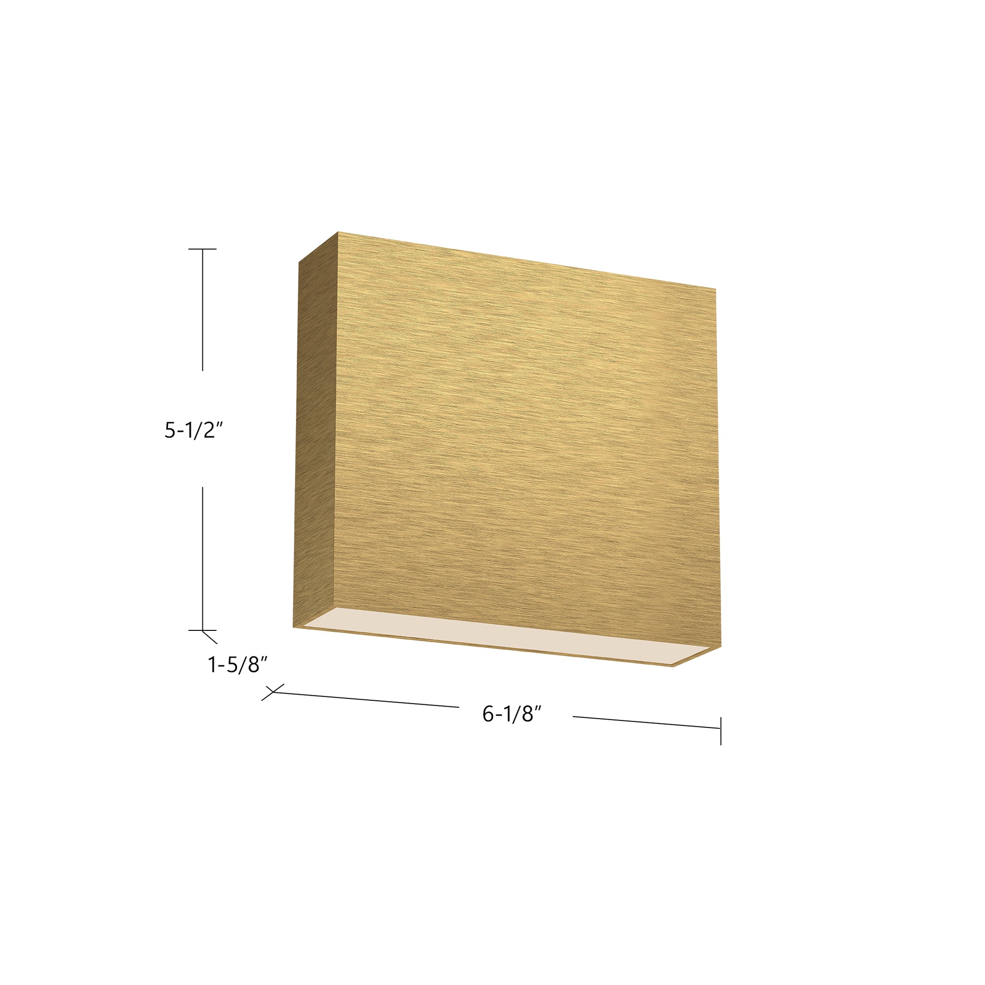 Mica 6-in Steel Wall Light