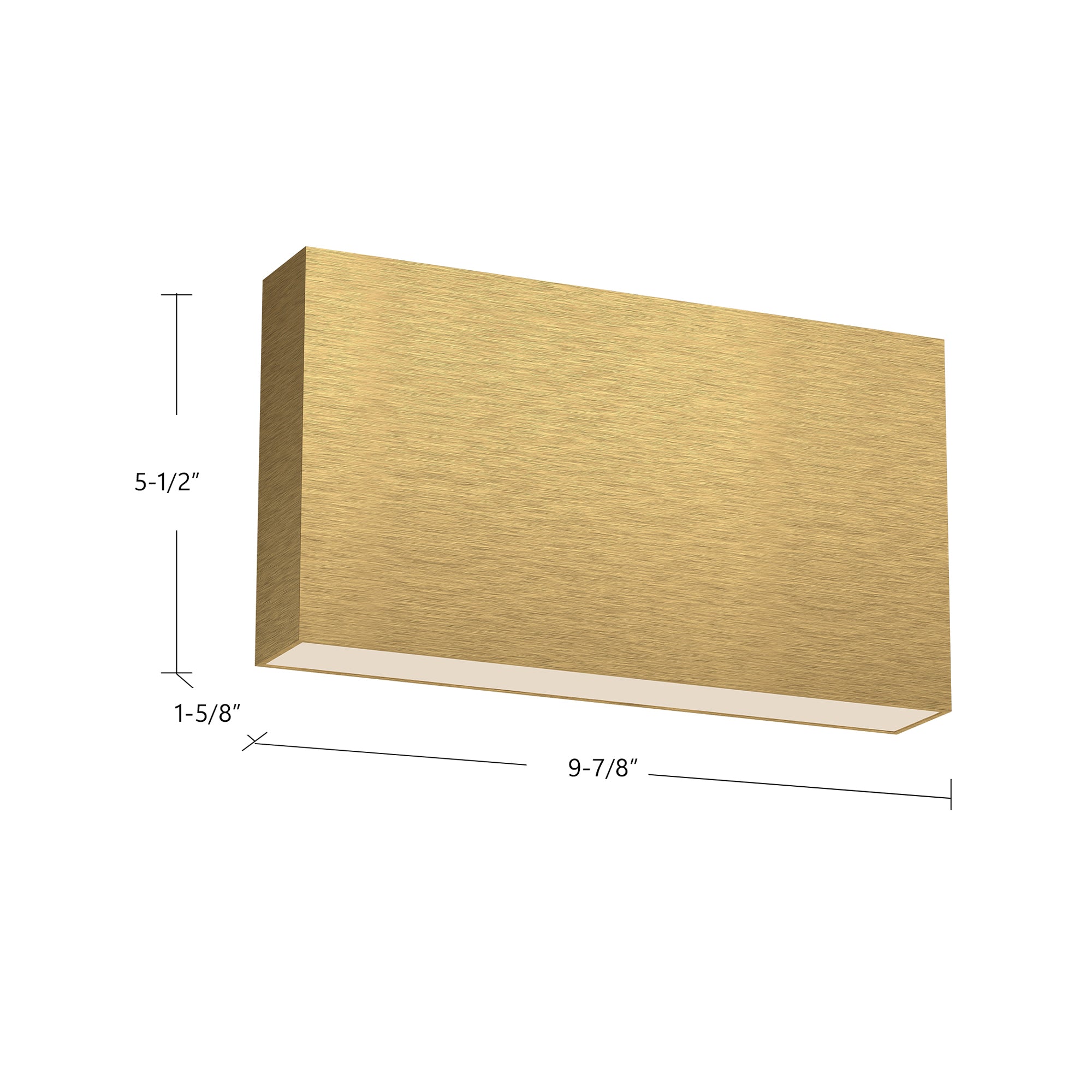 Mica 10-in Steel Wall Light