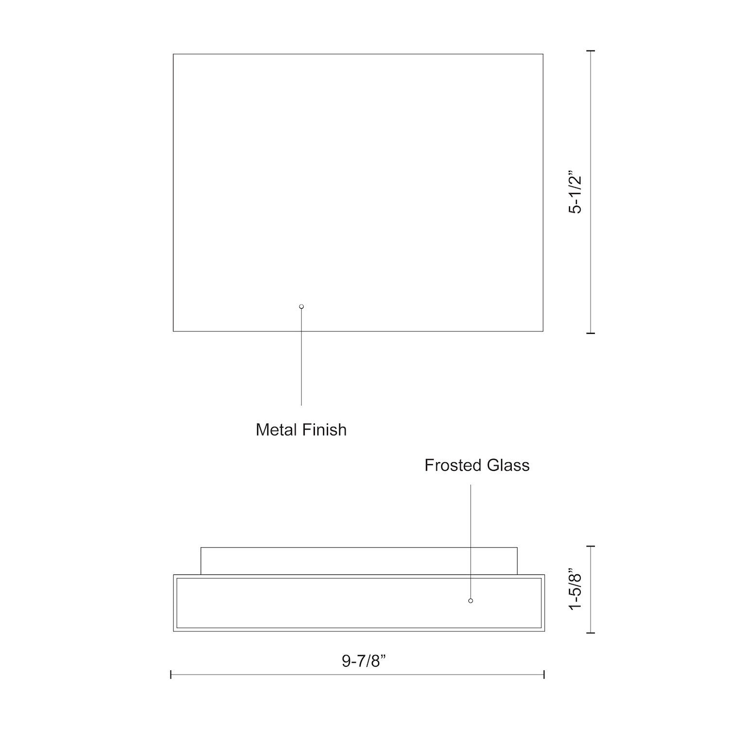 Mica 10-in Steel Wall Light
