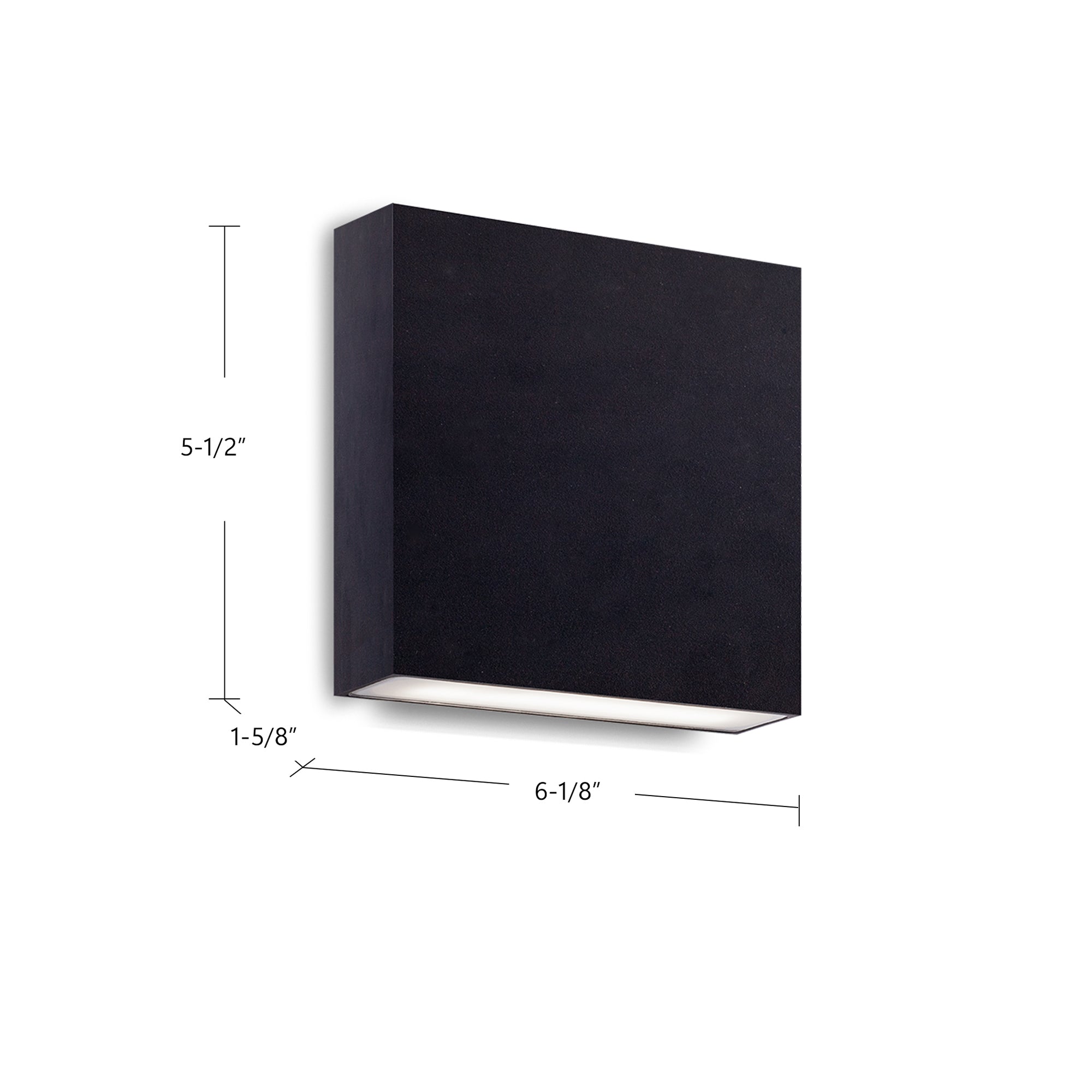Mica 6-in Aluminum Up & Down Wall Light