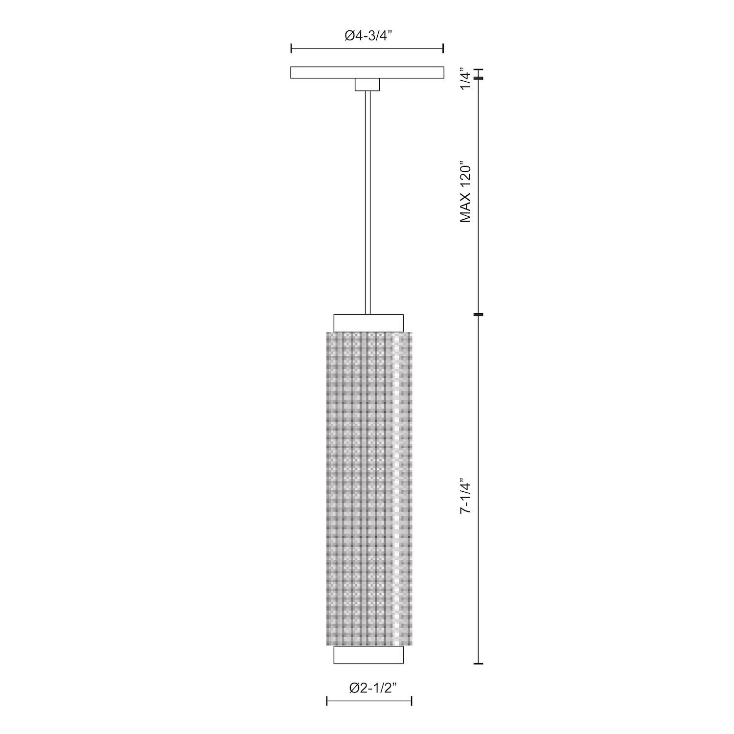 Micro 3-in Aluminum Pendant