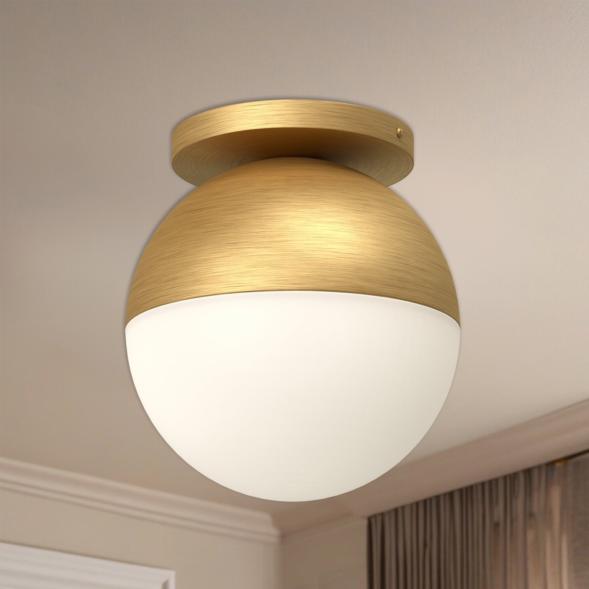 Monae 10-in Aluminum Flush Mount