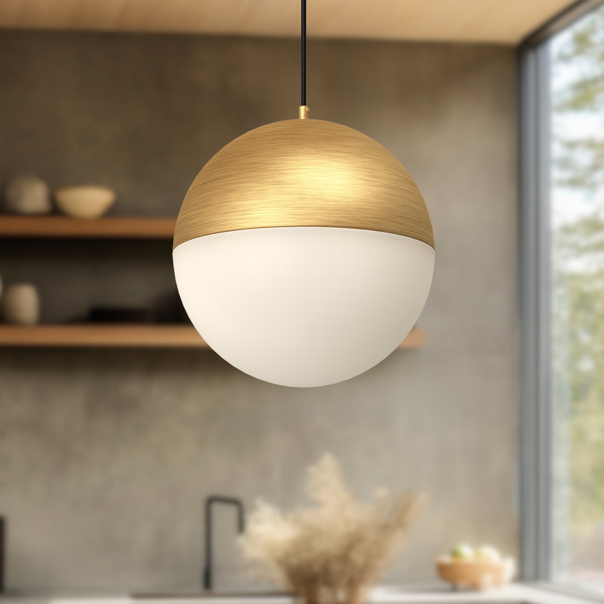 Monae 8-in Aluminum Pendant