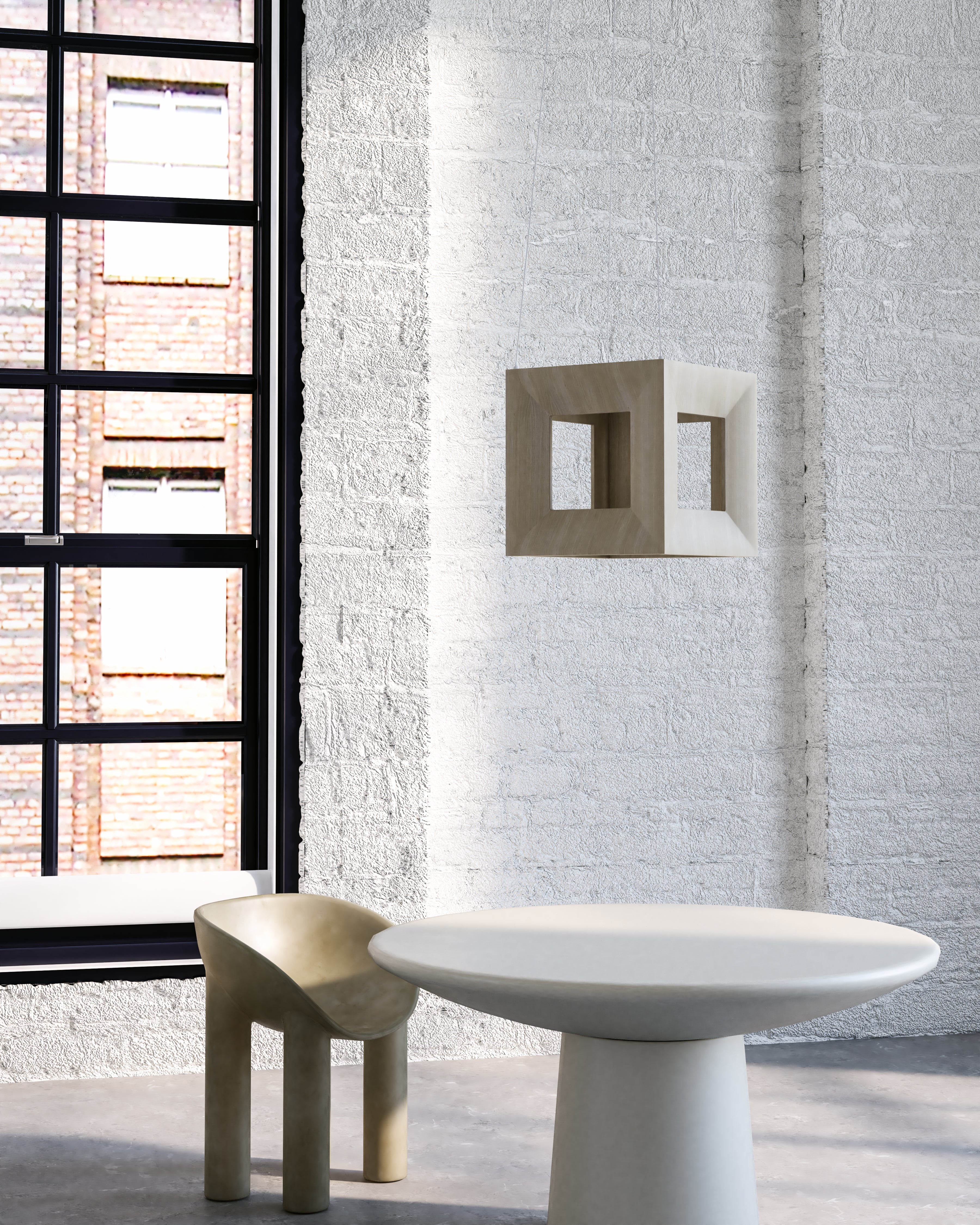 Morina 12-in Dimmable LED Geometric Pendant