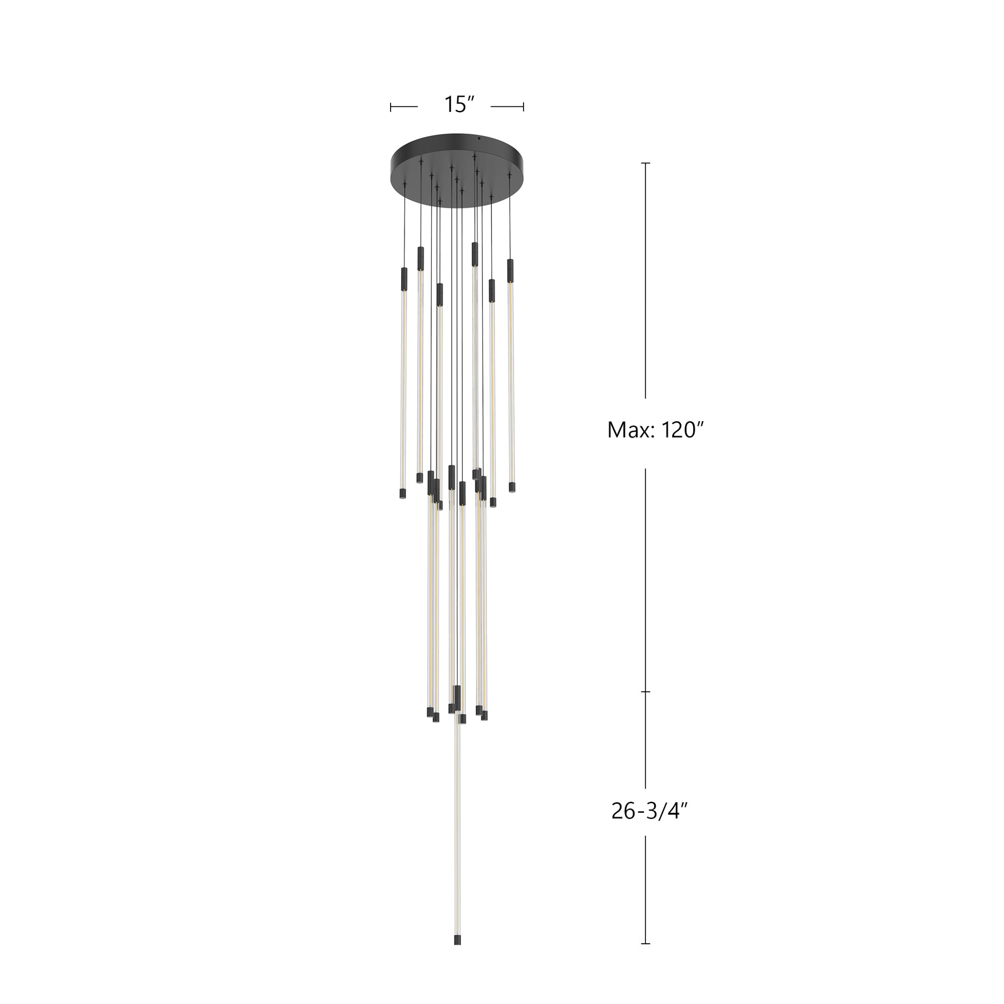 Motif 27-in 13 Light Dimmable LED Multi