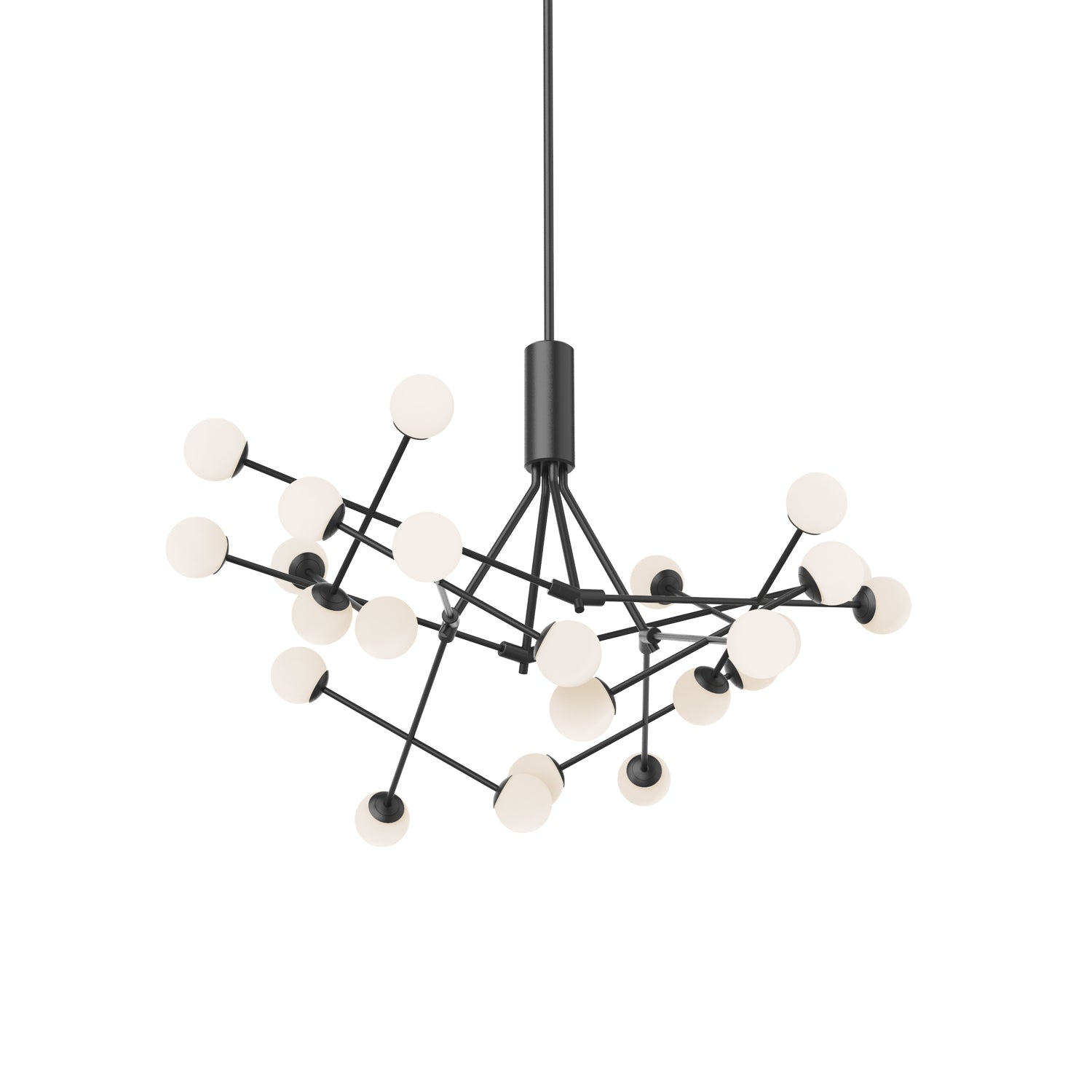 Moto 39-in Aluminum Chandelier