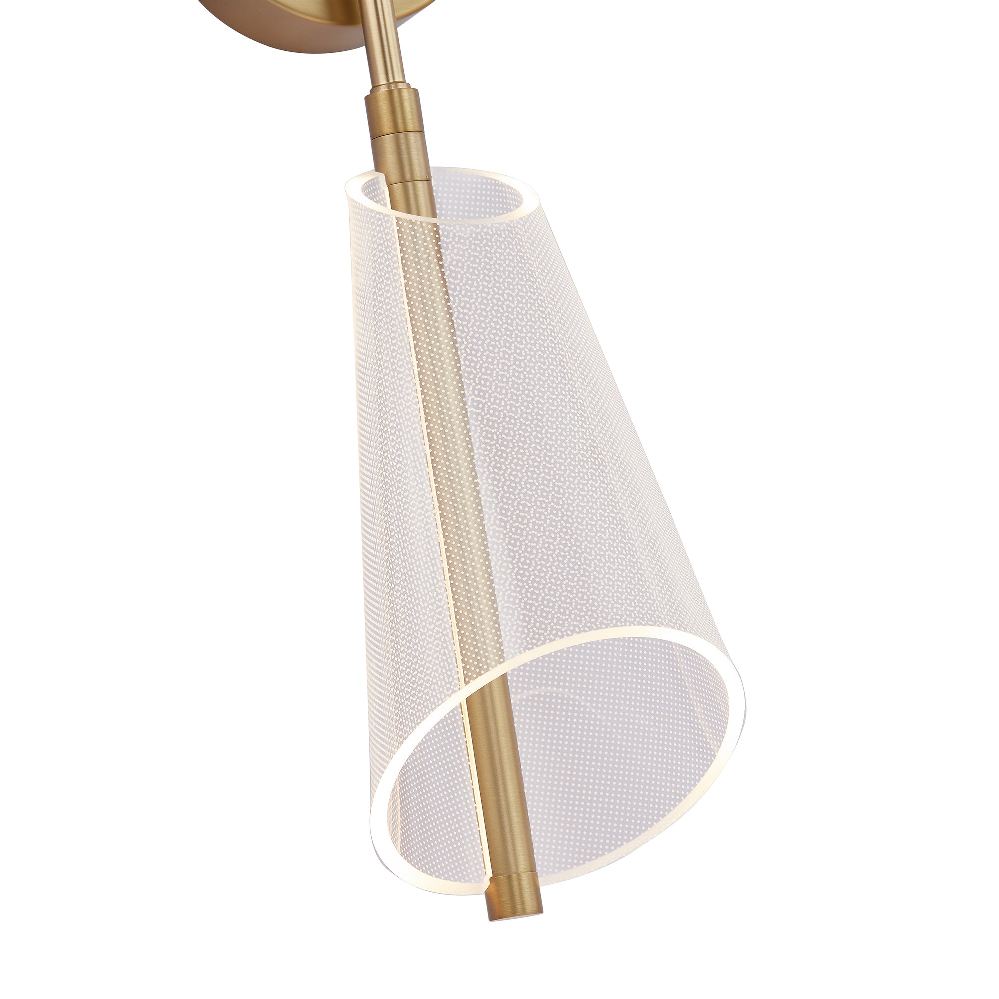 Mulberry 29-in Aluminum Acrylic Wall Sconce