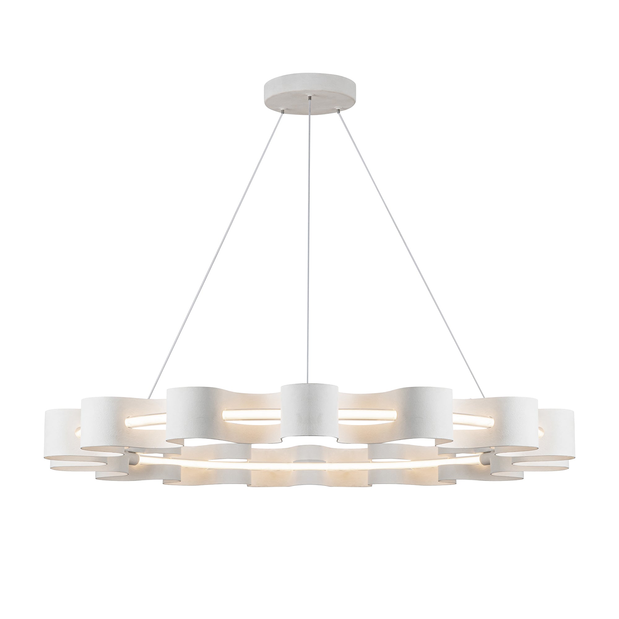 Nami 32-in Steel Chandelier