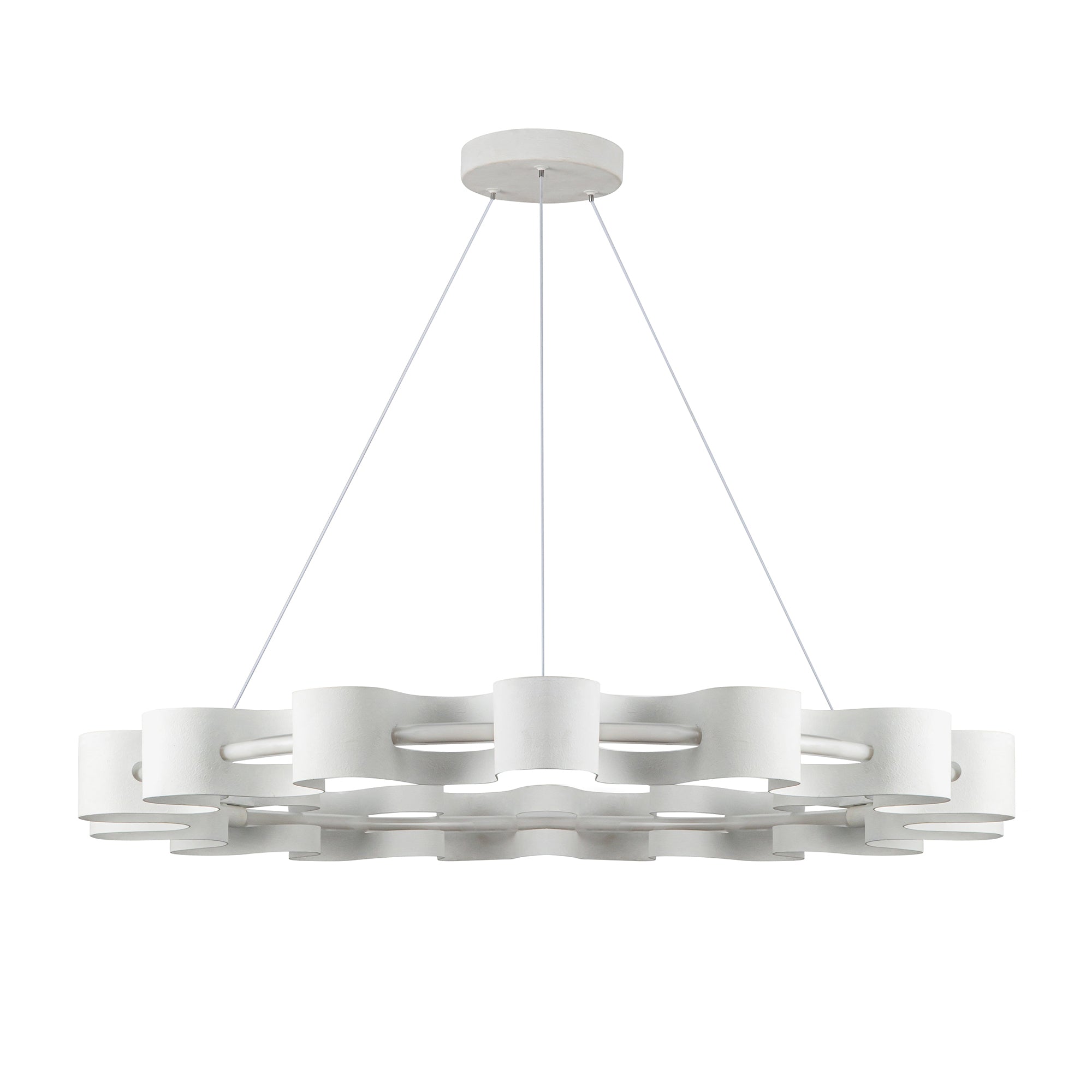 Nami 32-in Steel Chandelier