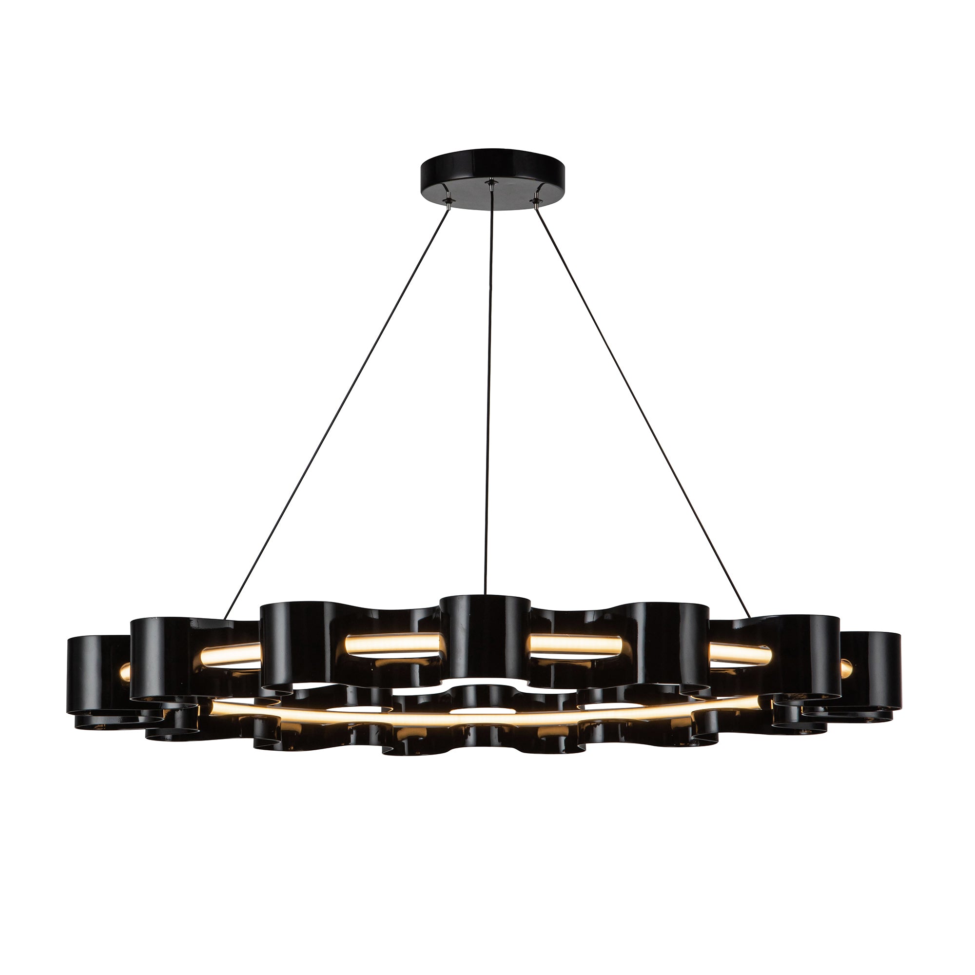 Nami 32-in Steel Chandelier