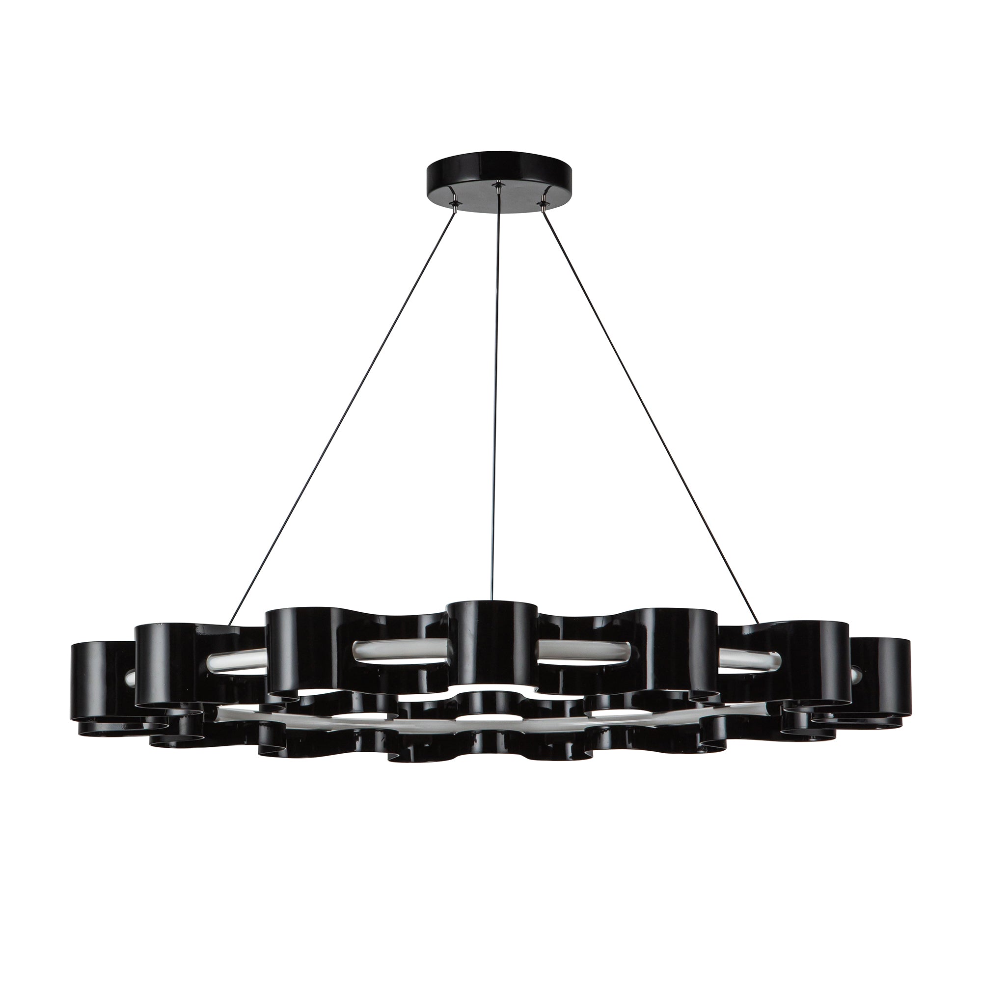 Nami 32-in Steel Chandelier