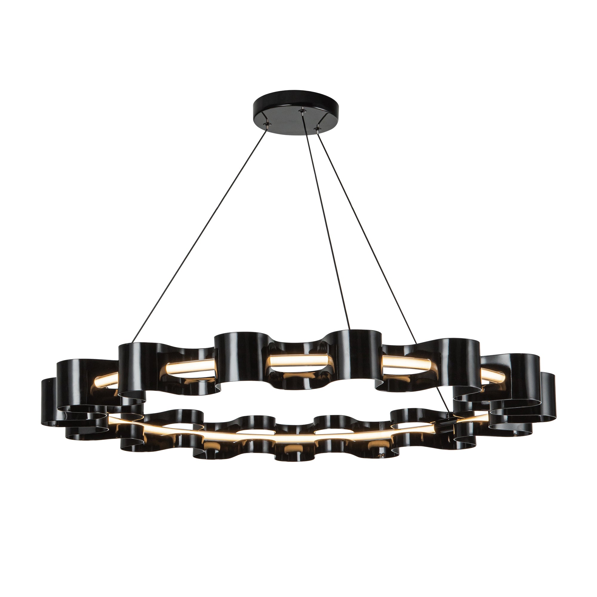 Nami 32-in Steel Chandelier
