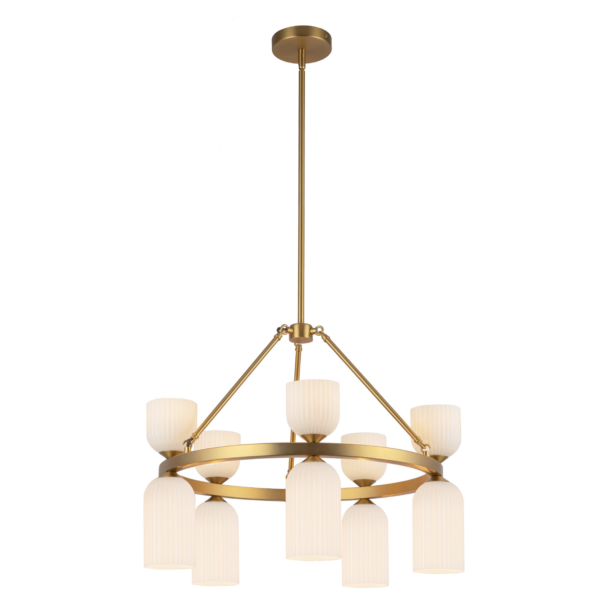 Nelly 26-in Steel Chandelier